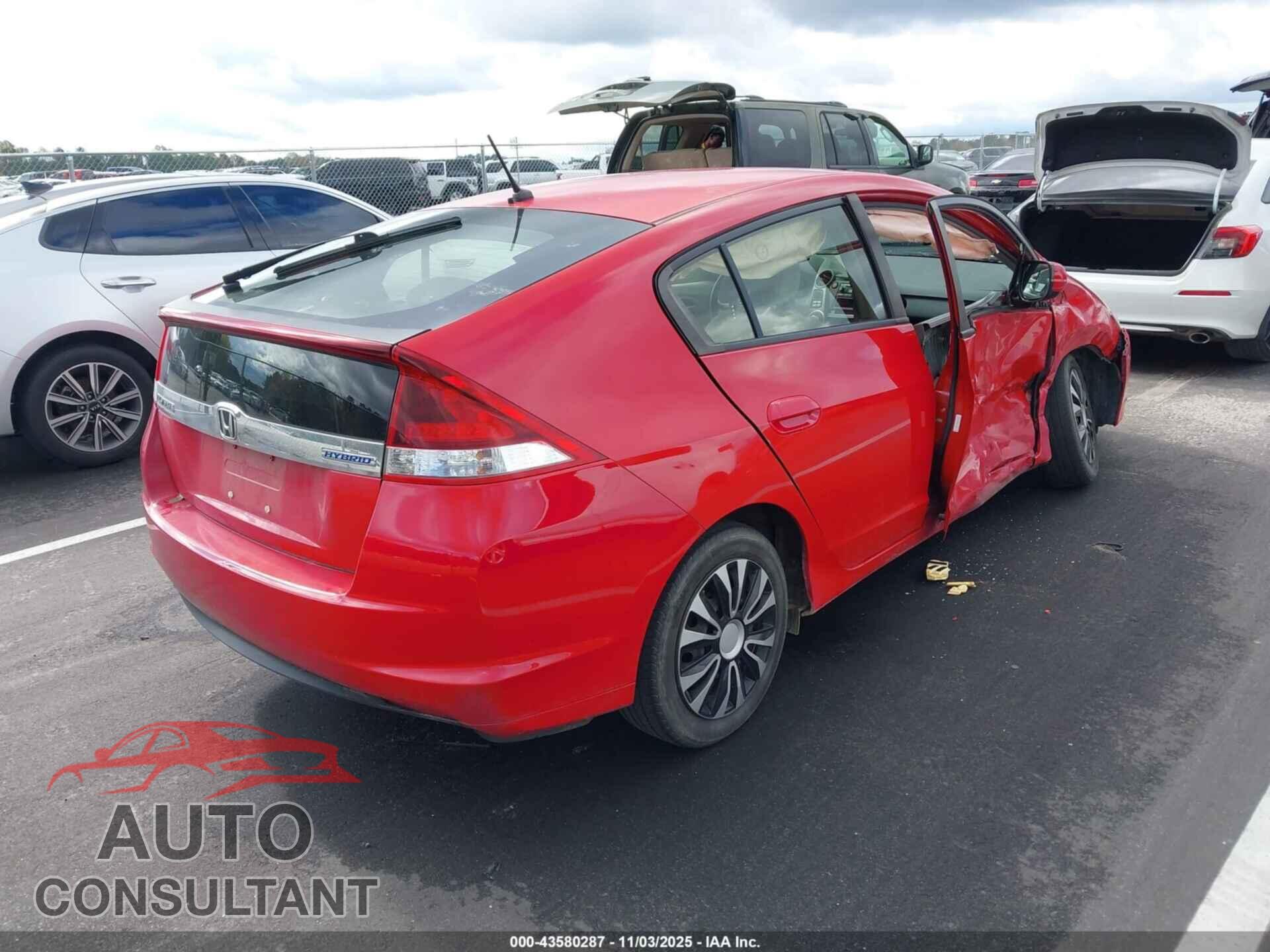 HONDA INSIGHT 2013 - JHMZE2H30DS003797