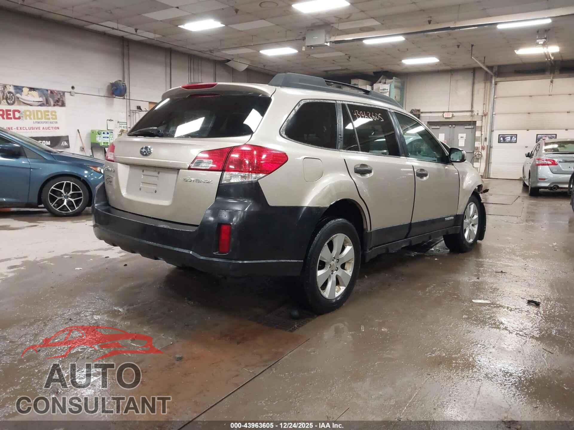 SUBARU OUTBACK 2010 - 4S4BRBCC2A3370460