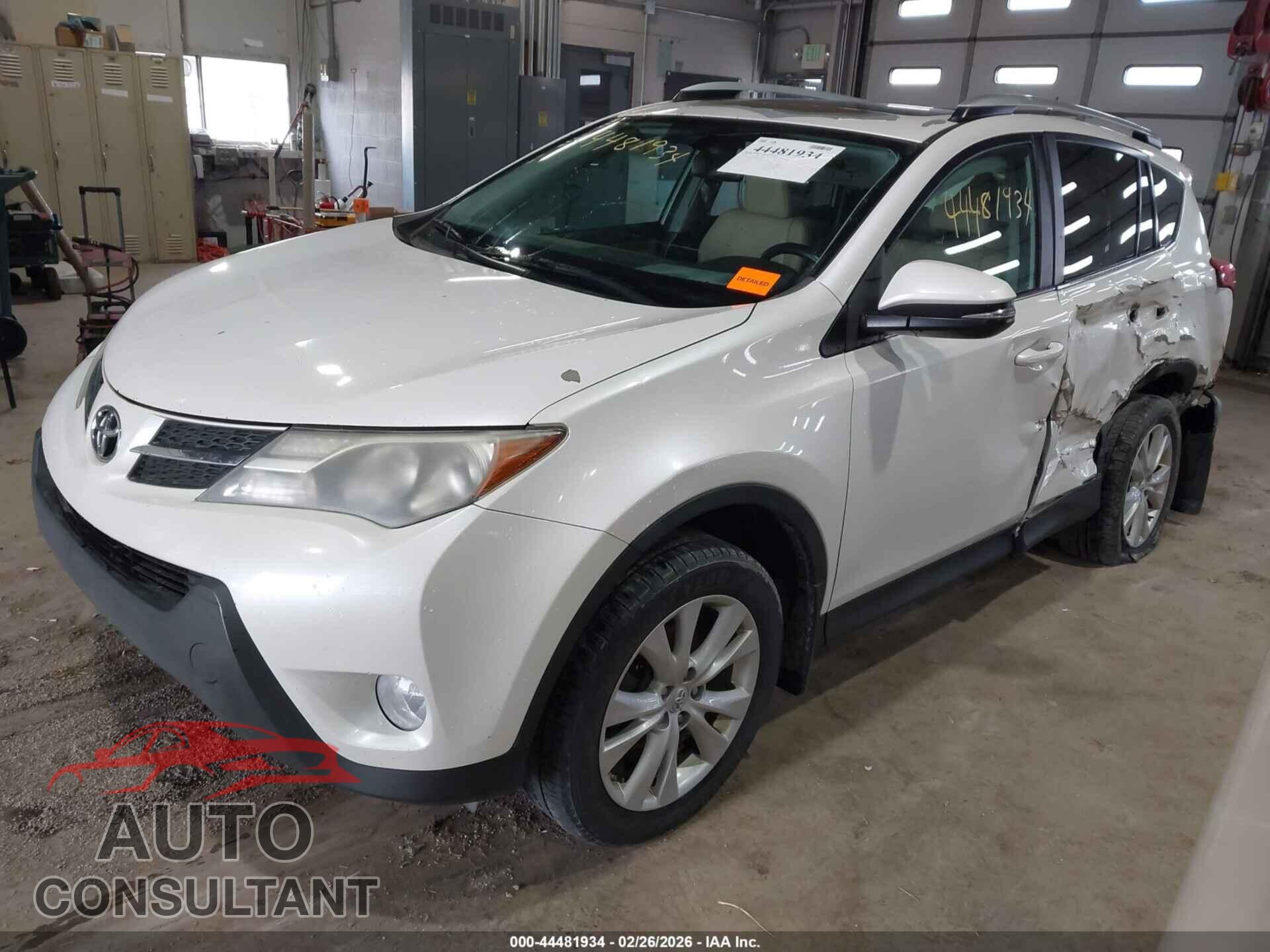 TOYOTA RAV4 2014 - 2T3DFREV3EW207395