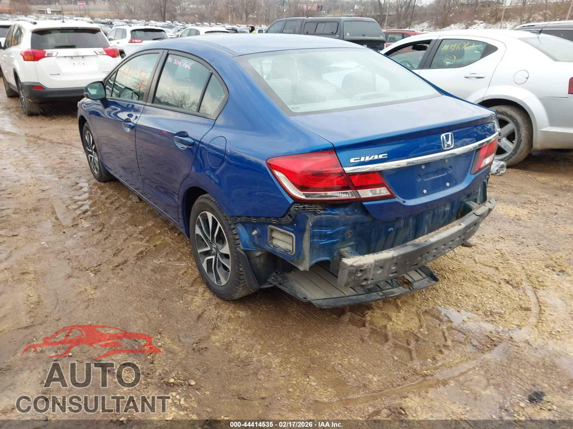 HONDA CIVIC 2013 - 19XFB2F90DF080364