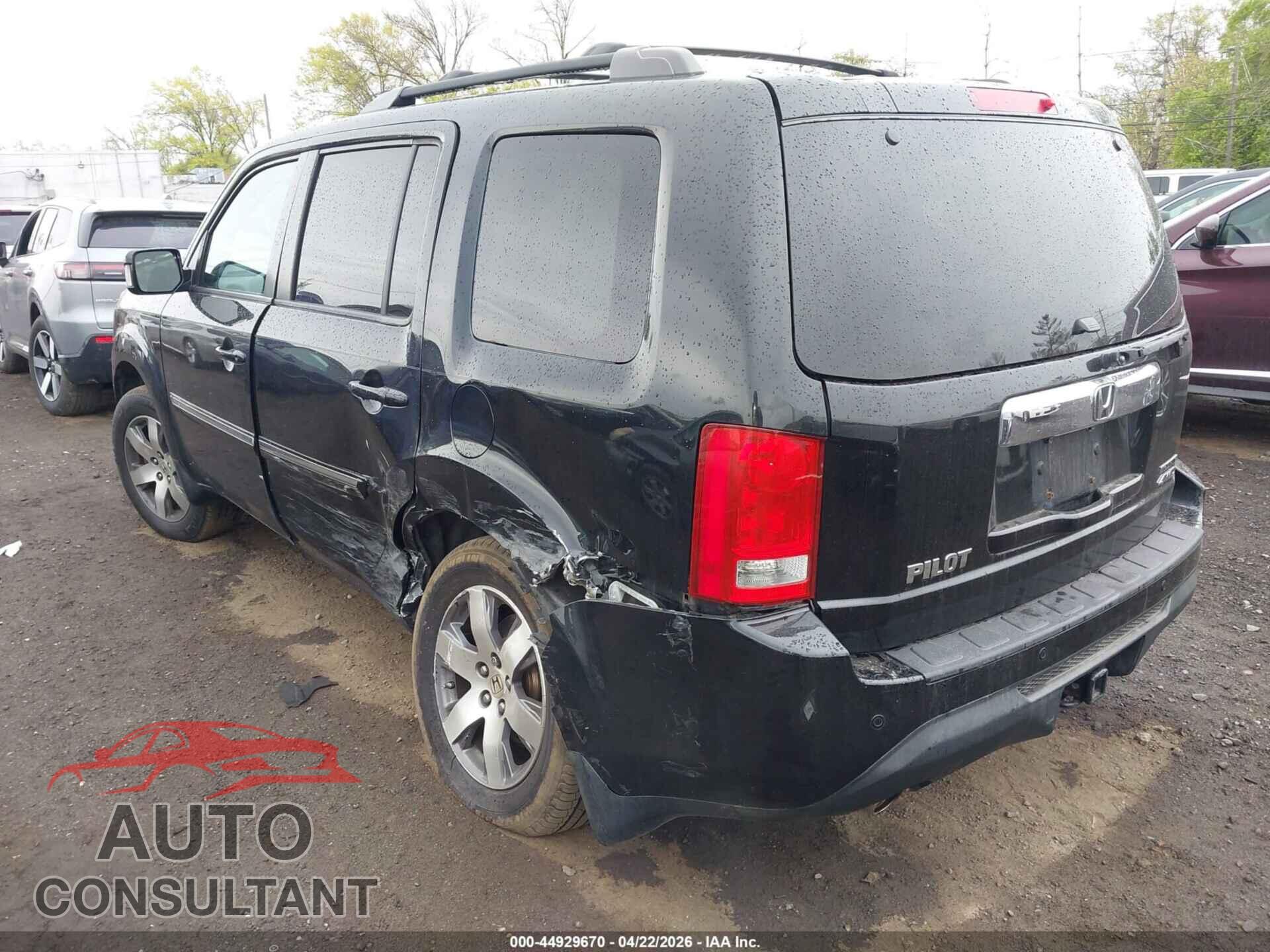 HONDA PILOT 2013 - 5FNYF4H92DB080405