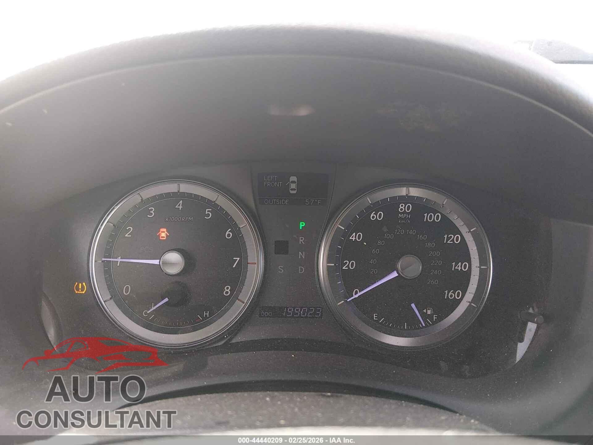 LEXUS ES 350 2012 - JTHBK1EG8C2498325