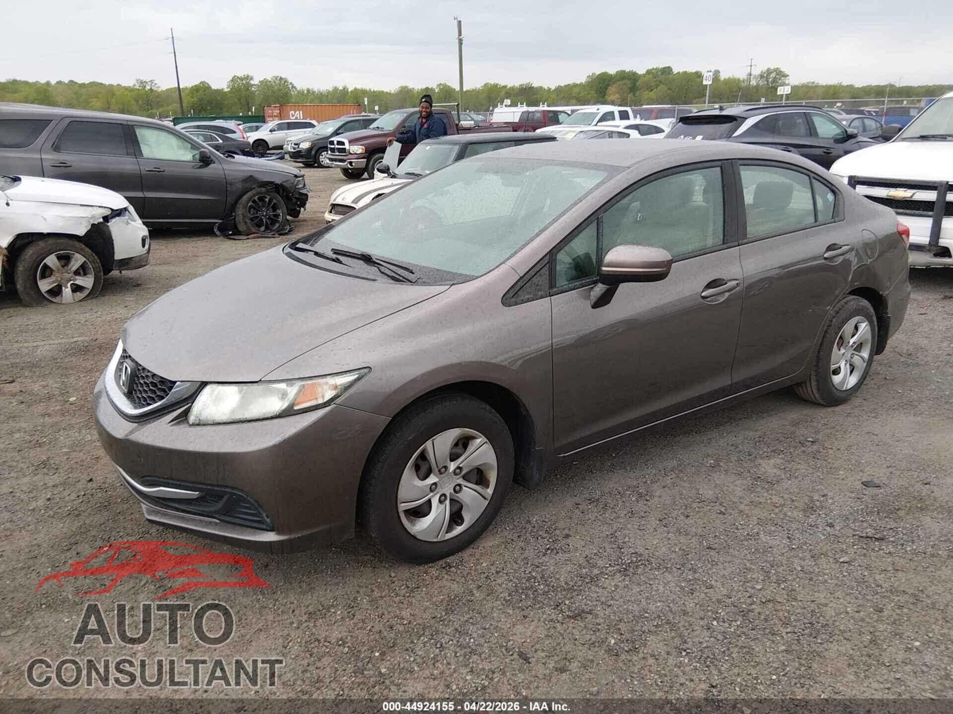 HONDA CIVIC 2014 - 19XFB2F5XEE255899