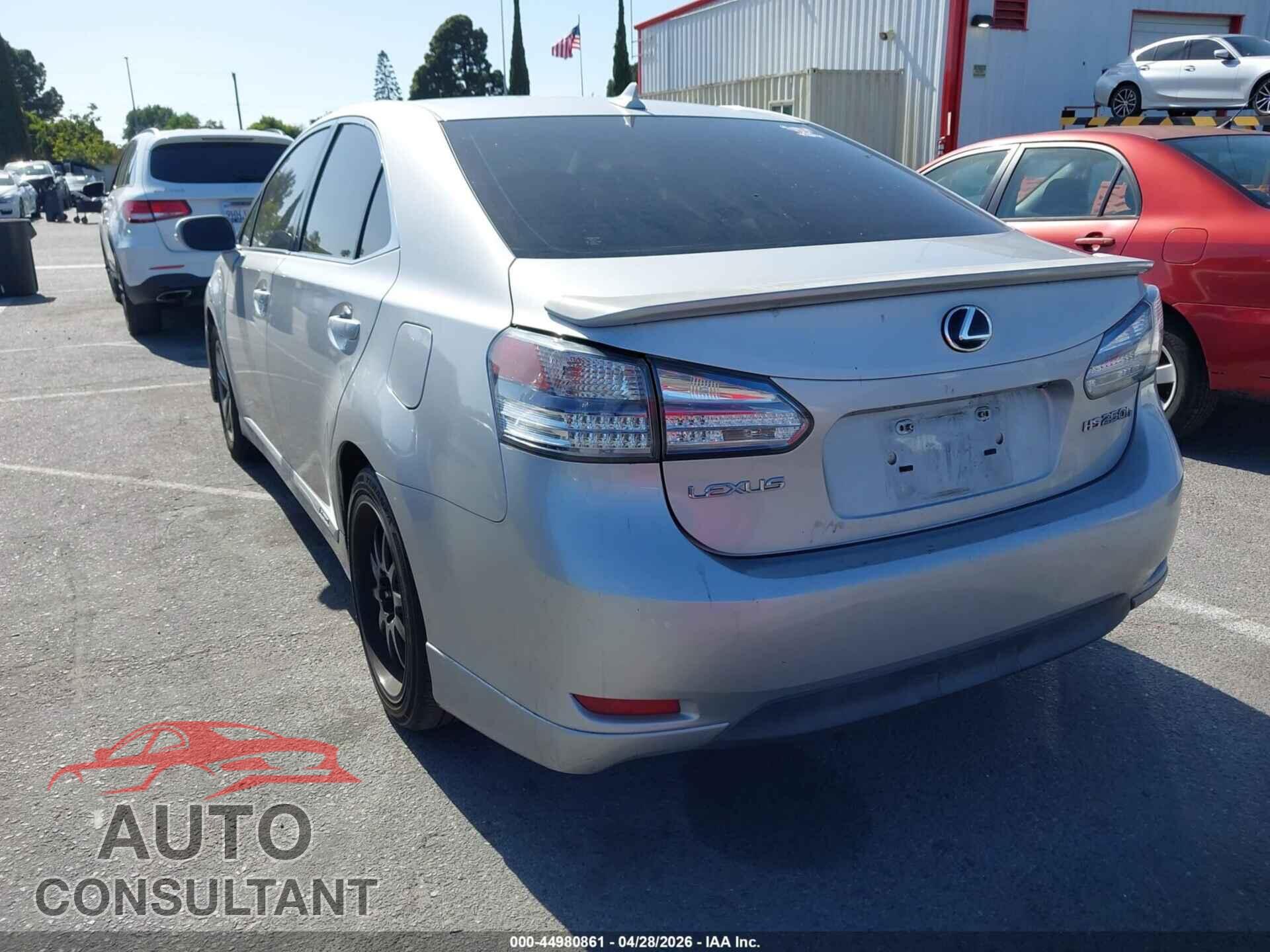 LEXUS HS 250H 2010 - JTHBB1BA4A2032890