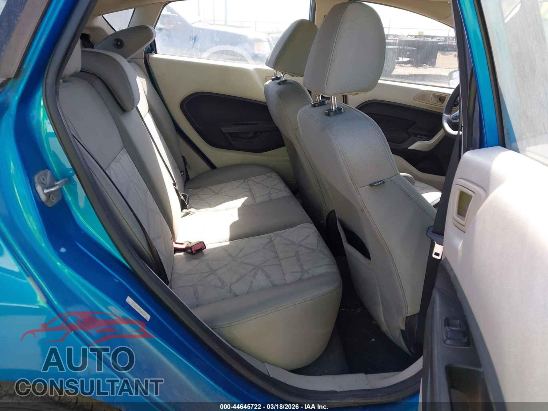 FORD FIESTA 2012 - 3FADP4EJ5CM199057