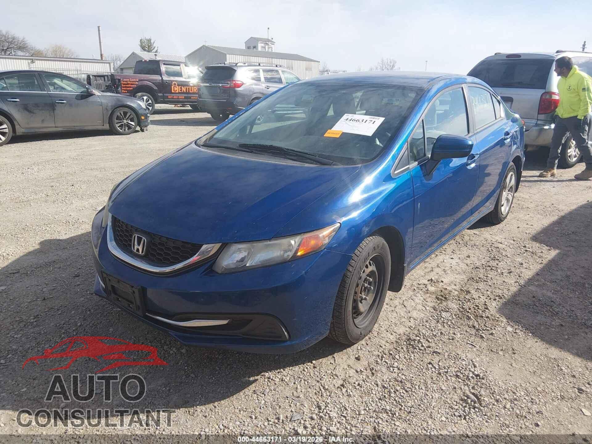HONDA CIVIC 2014 - 19XFB2F5XEE035677