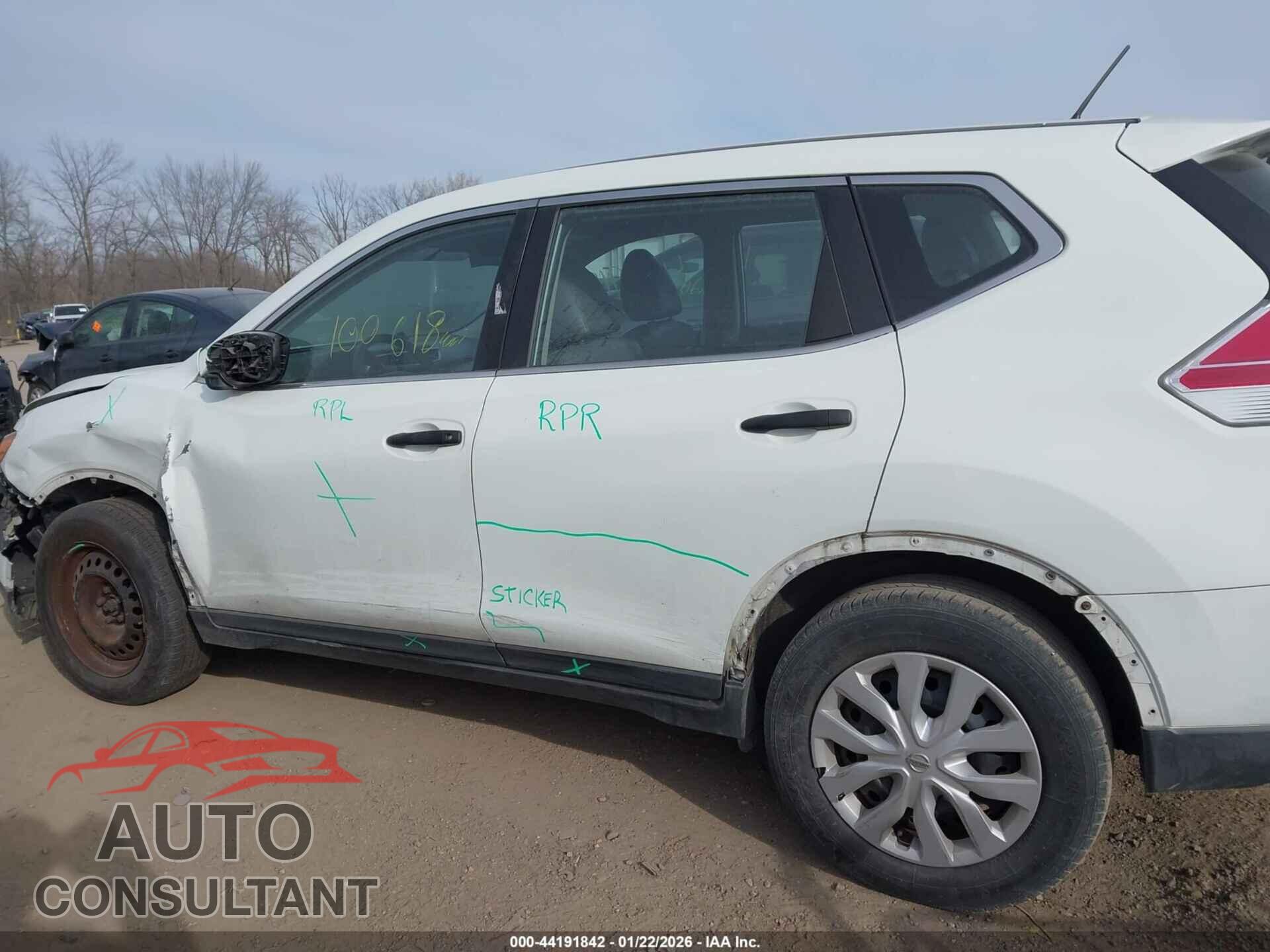 NISSAN ROGUE 2016 - KNMAT2MV5GP683103