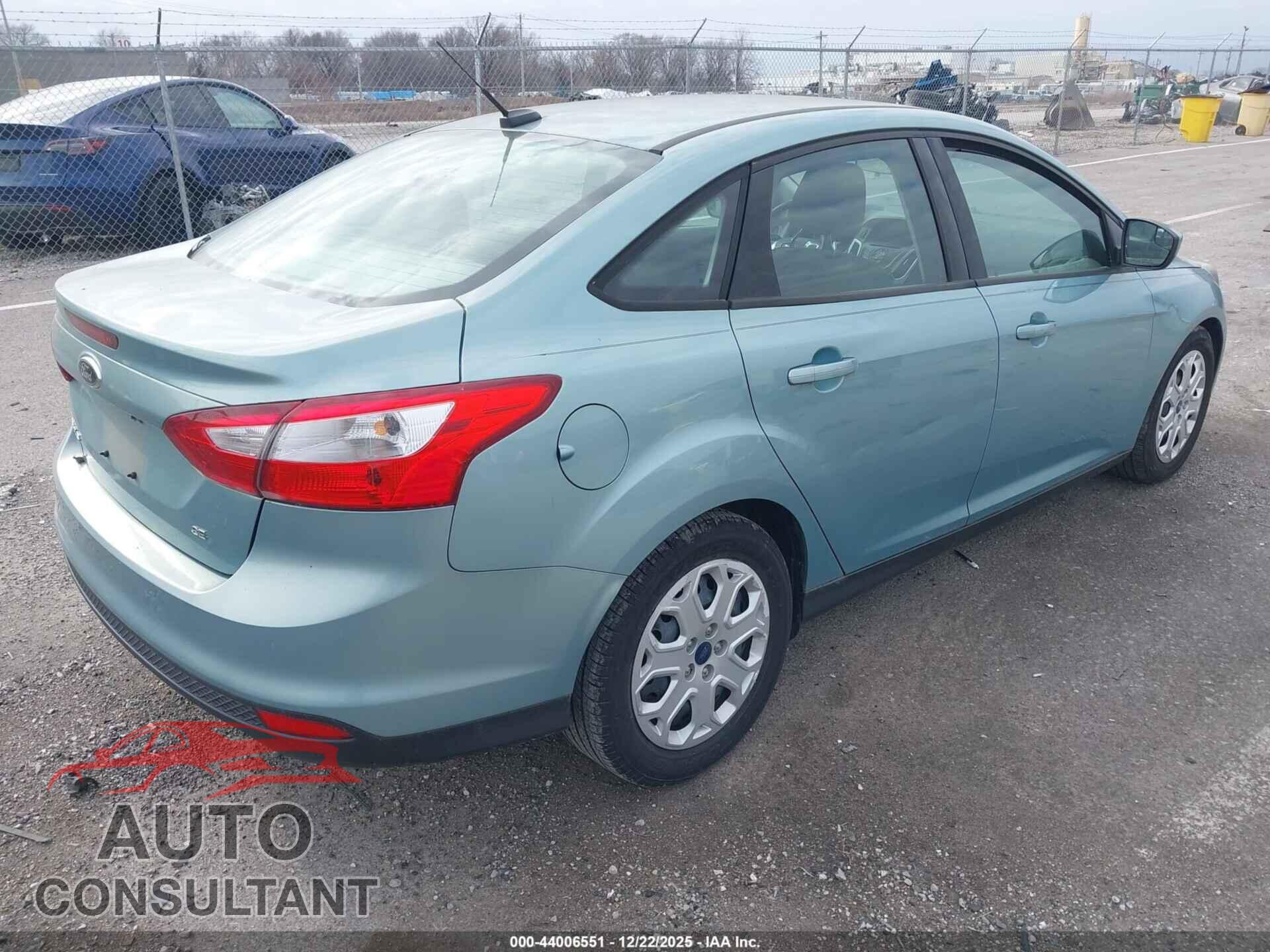 FORD FOCUS 2012 - 1FAHP3F29CL290045