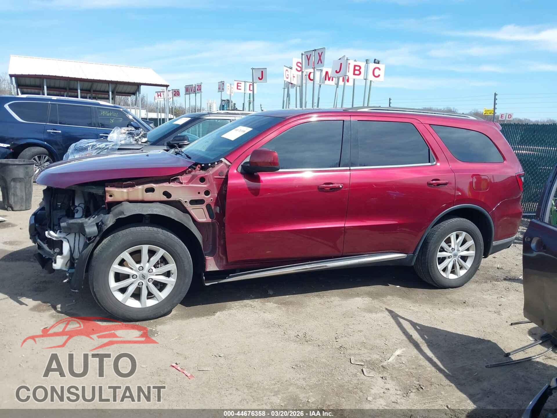 DODGE DURANGO 2020 - 1C4RDJAG8LC376851