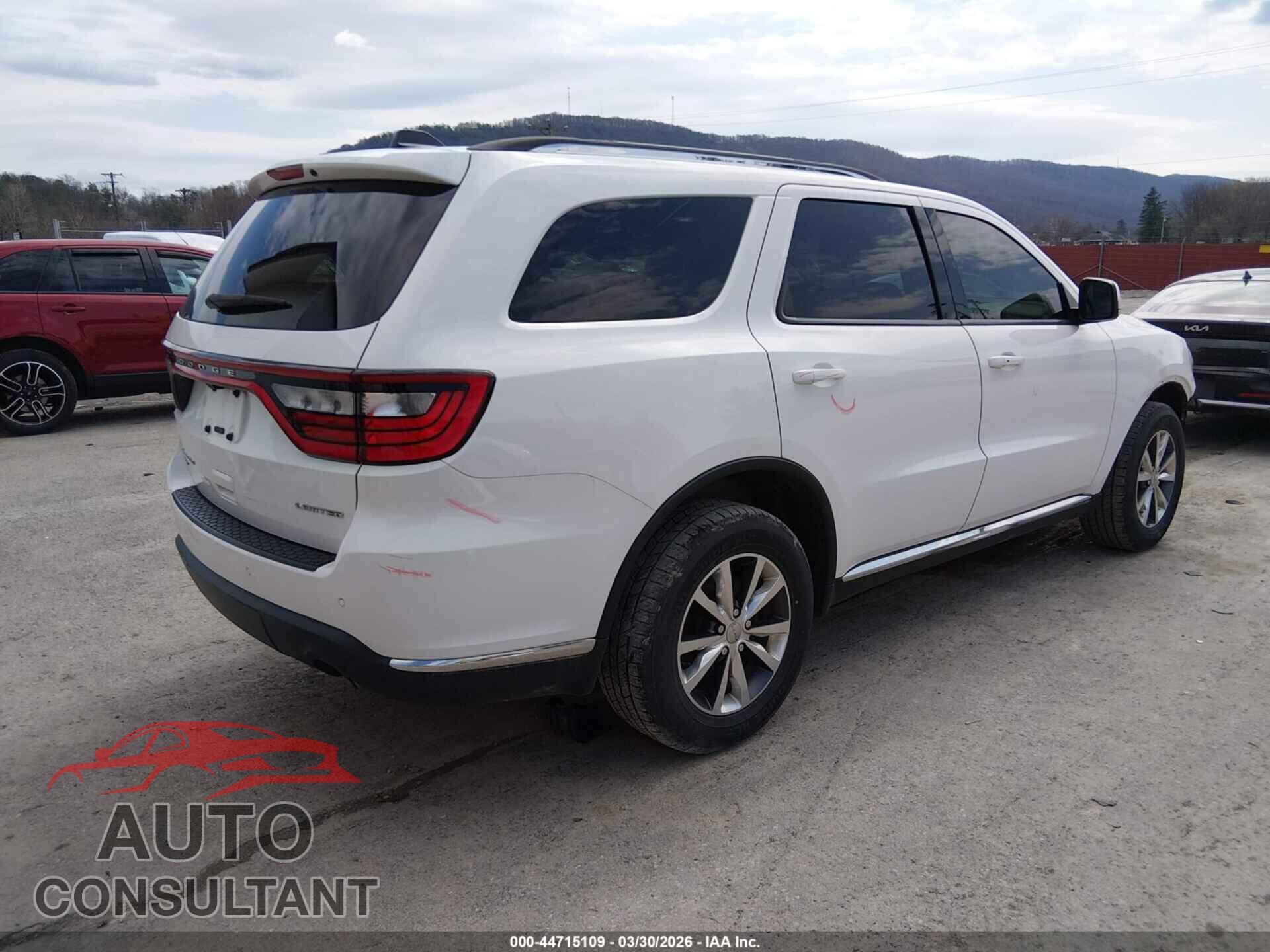 DODGE DURANGO 2016 - 1C4RDJDGXGC437540