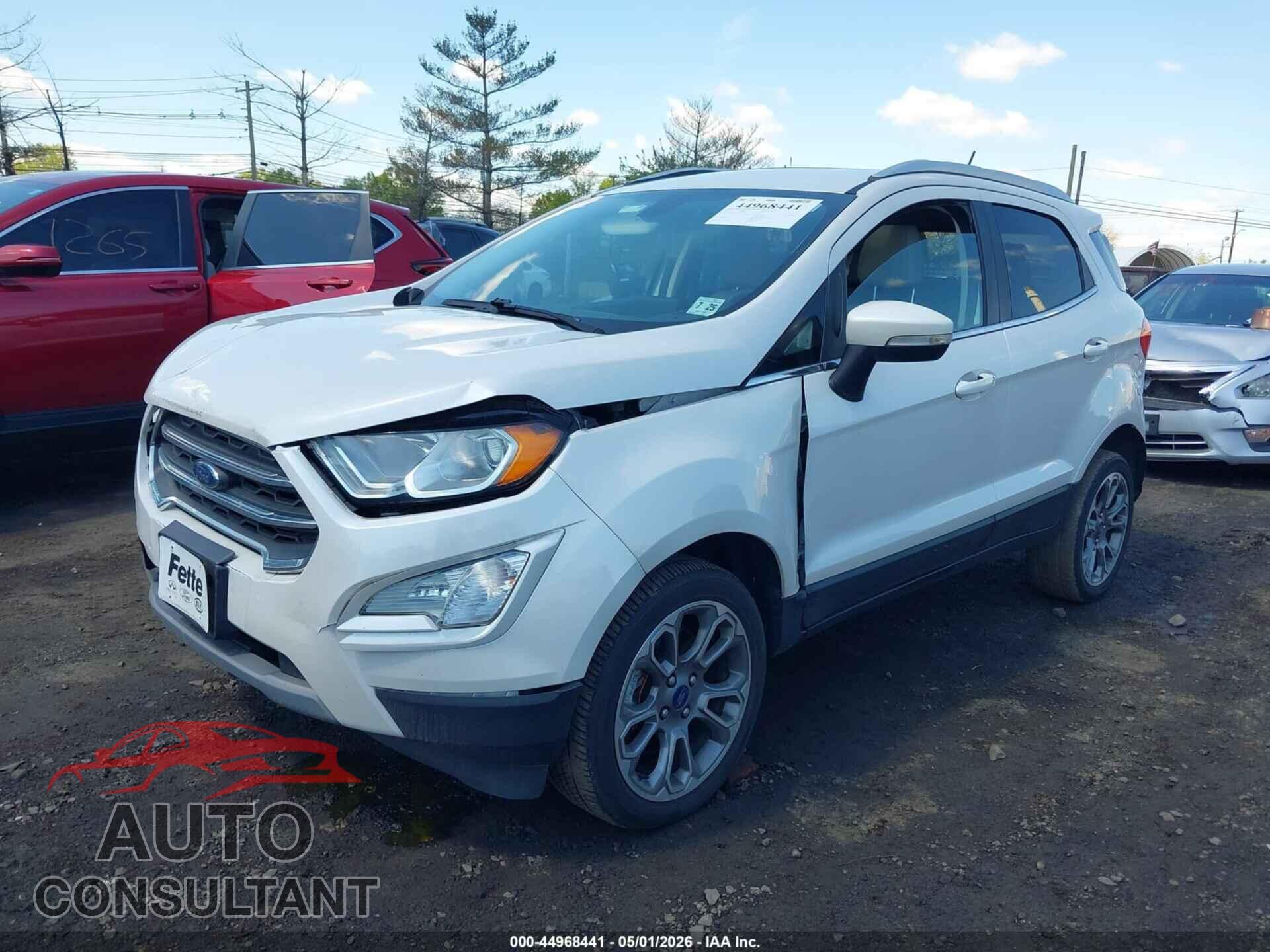 FORD ECOSPORT 2019 - MAJ6S3KL3KC254712