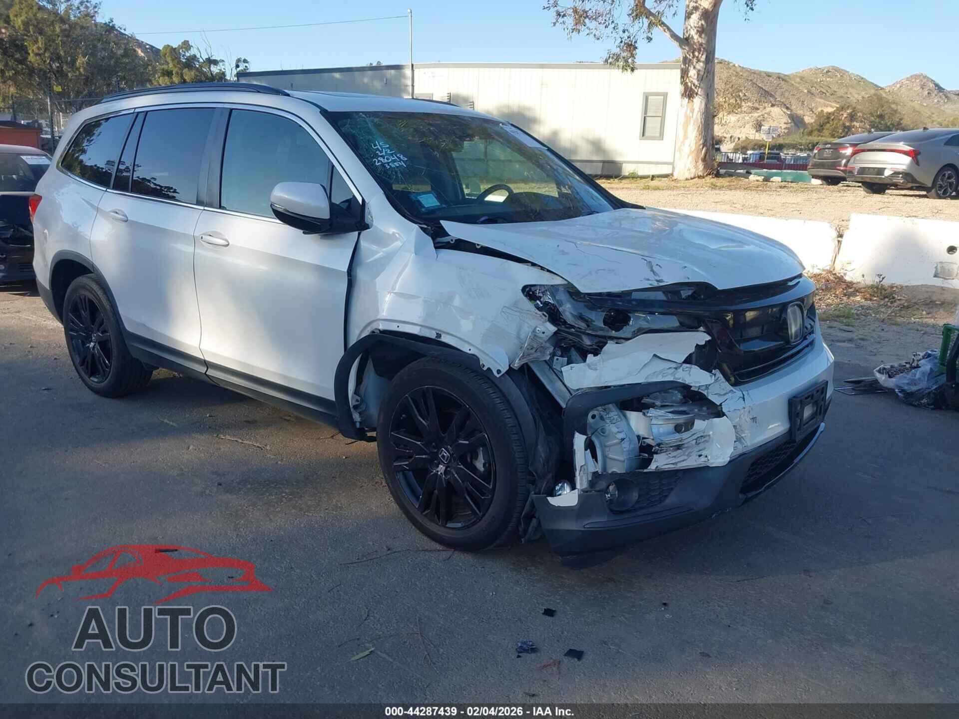 HONDA PILOT 2021 - 5FNYF5H29MB023854