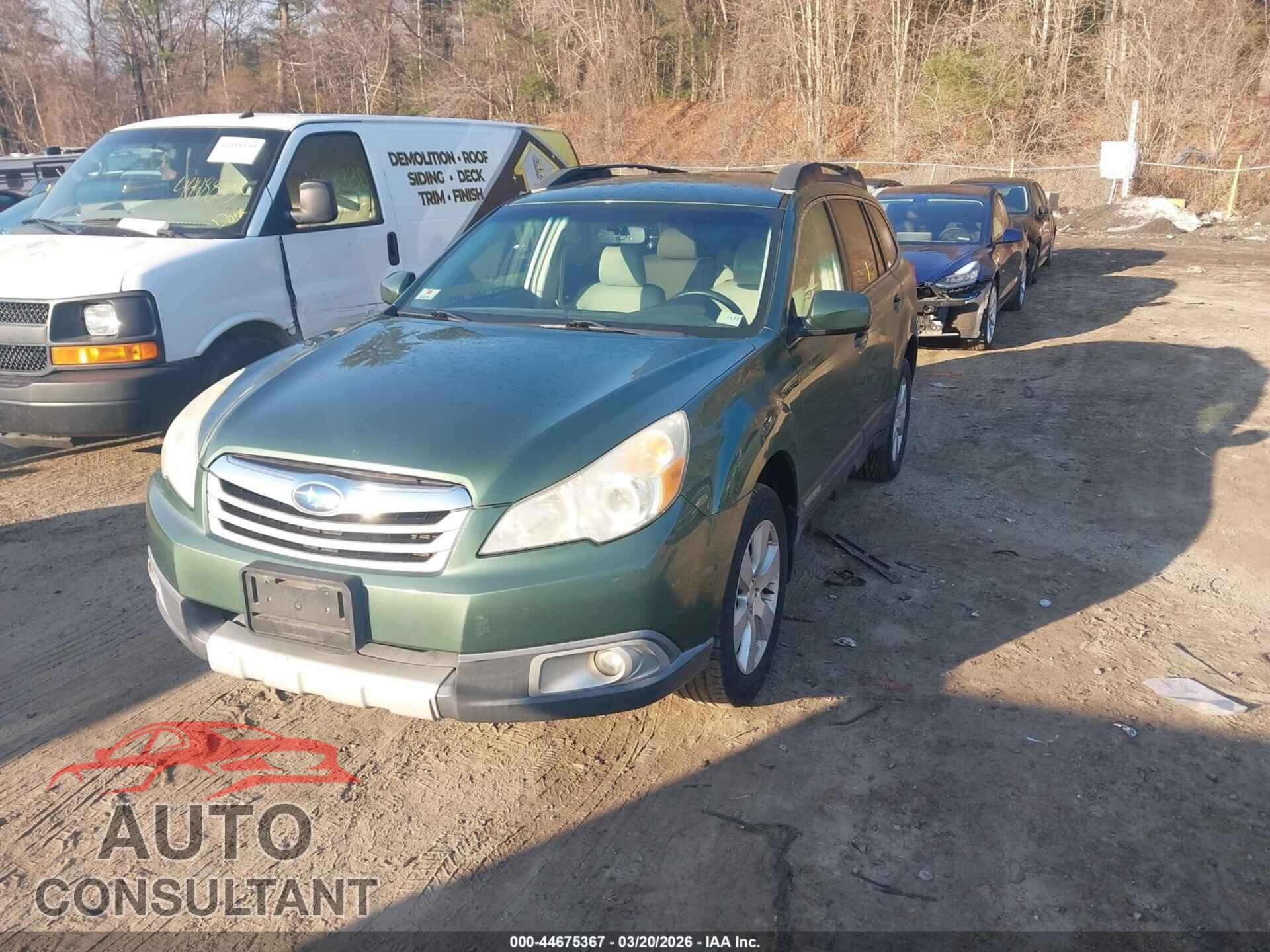 SUBARU OUTBACK 2011 - 4S4BRBCC5B3402674
