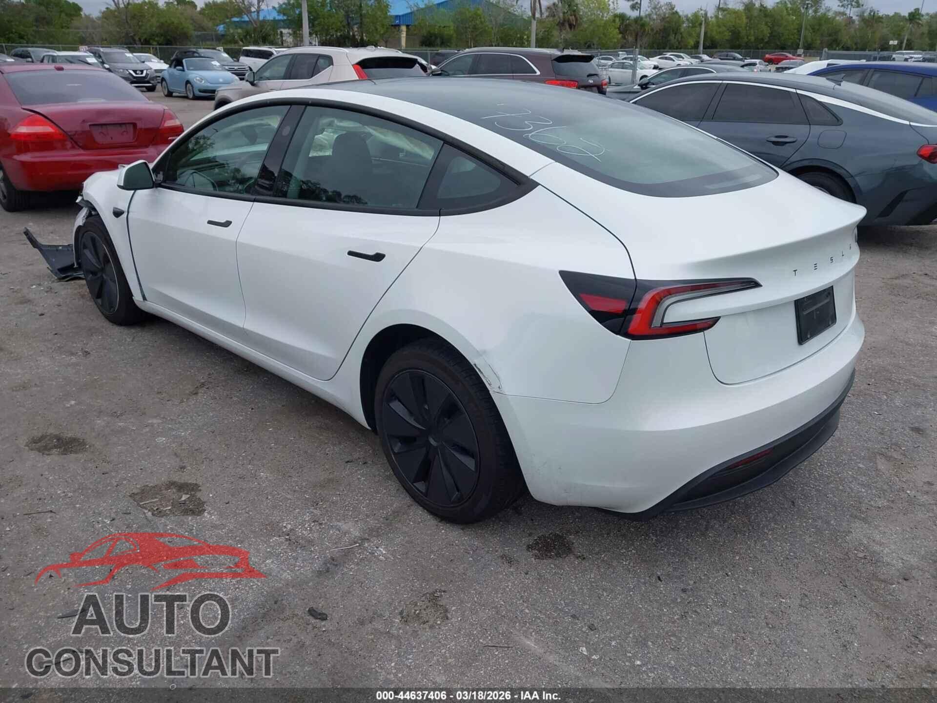 TESLA MODEL 3 2025 - 5YJ3E1EAXSF027362
