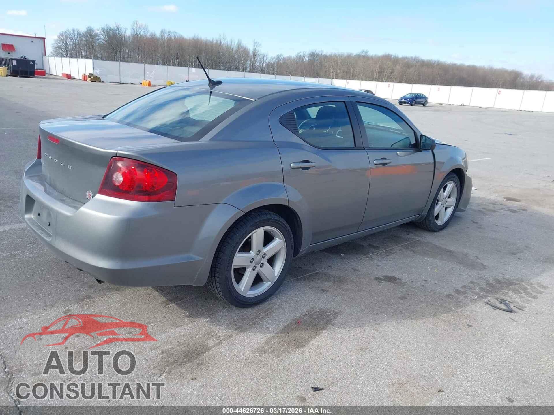 DODGE AVENGER 2013 - 1C3CDZAB9DN517820