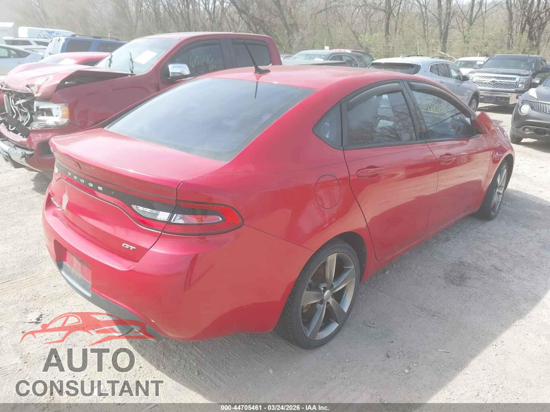 DODGE DART 2014 - 1C3CDFEB0ED919595