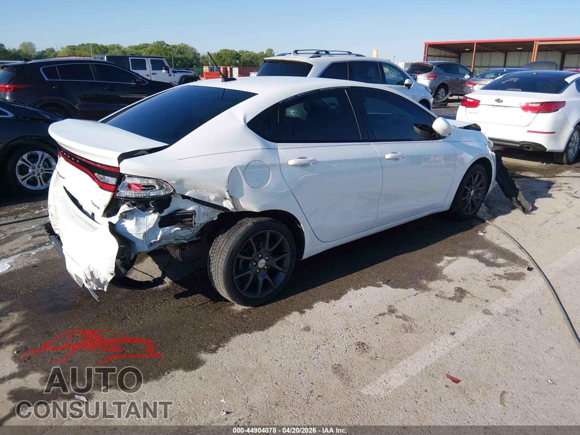 DODGE DART 2016 - 1C3CDFAA5GD577836