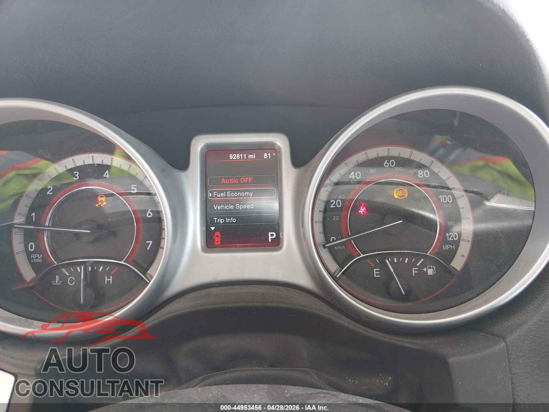 DODGE JOURNEY 2014 - 3C4PDCBB7ET101162