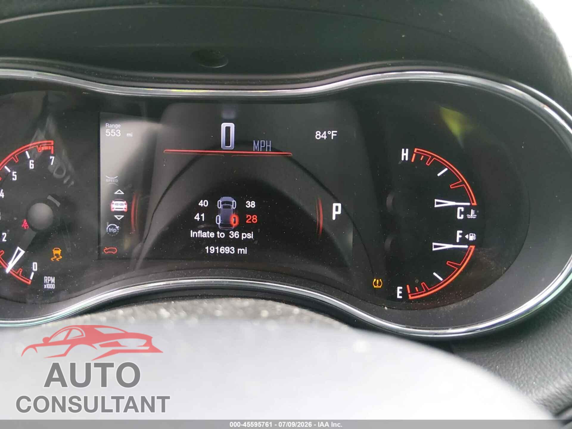 DODGE DURANGO 2017 - 1C4RDJDG9HC823917