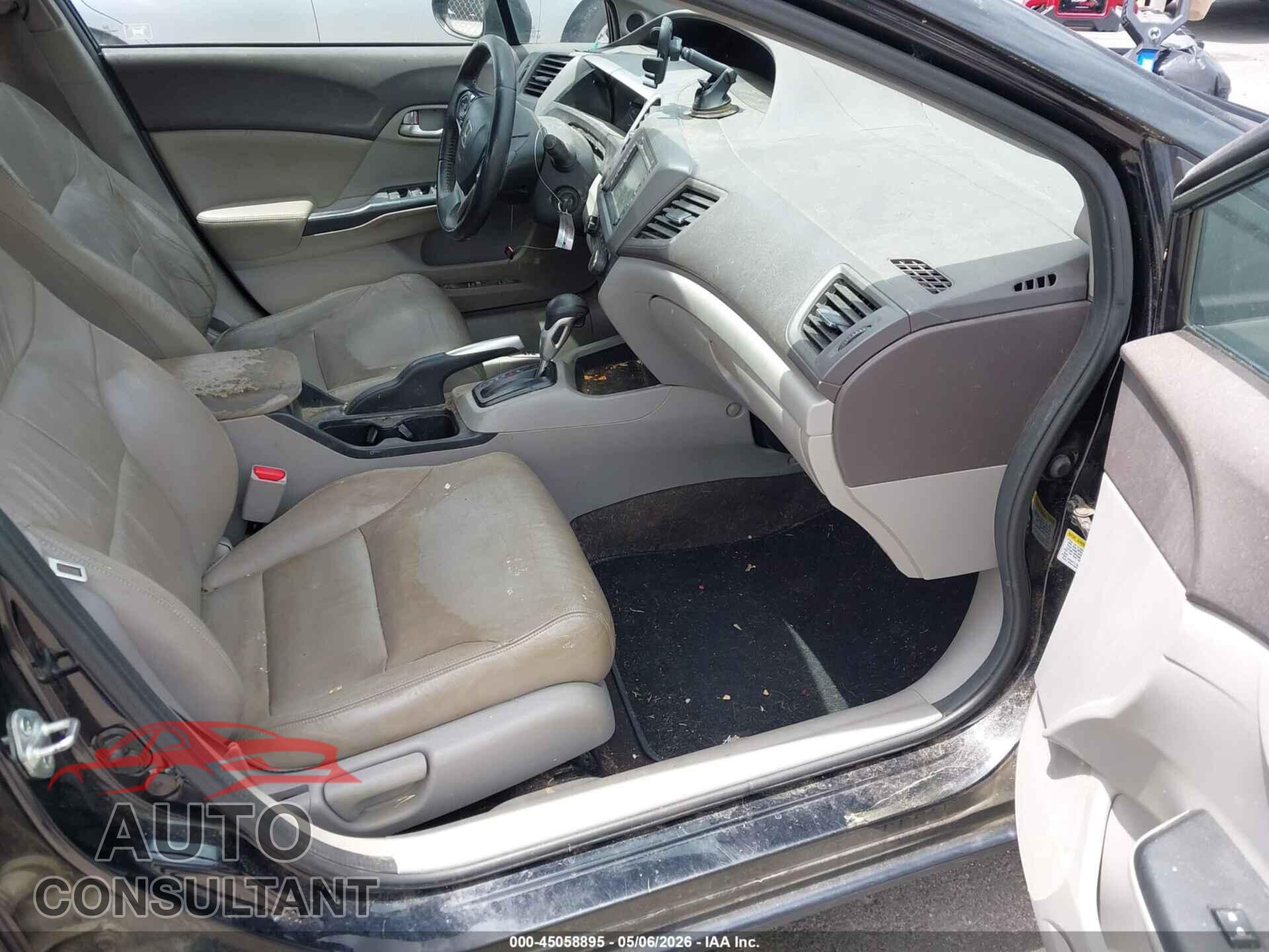 HONDA CIVIC 2012 - 19XFB2F97CE322295