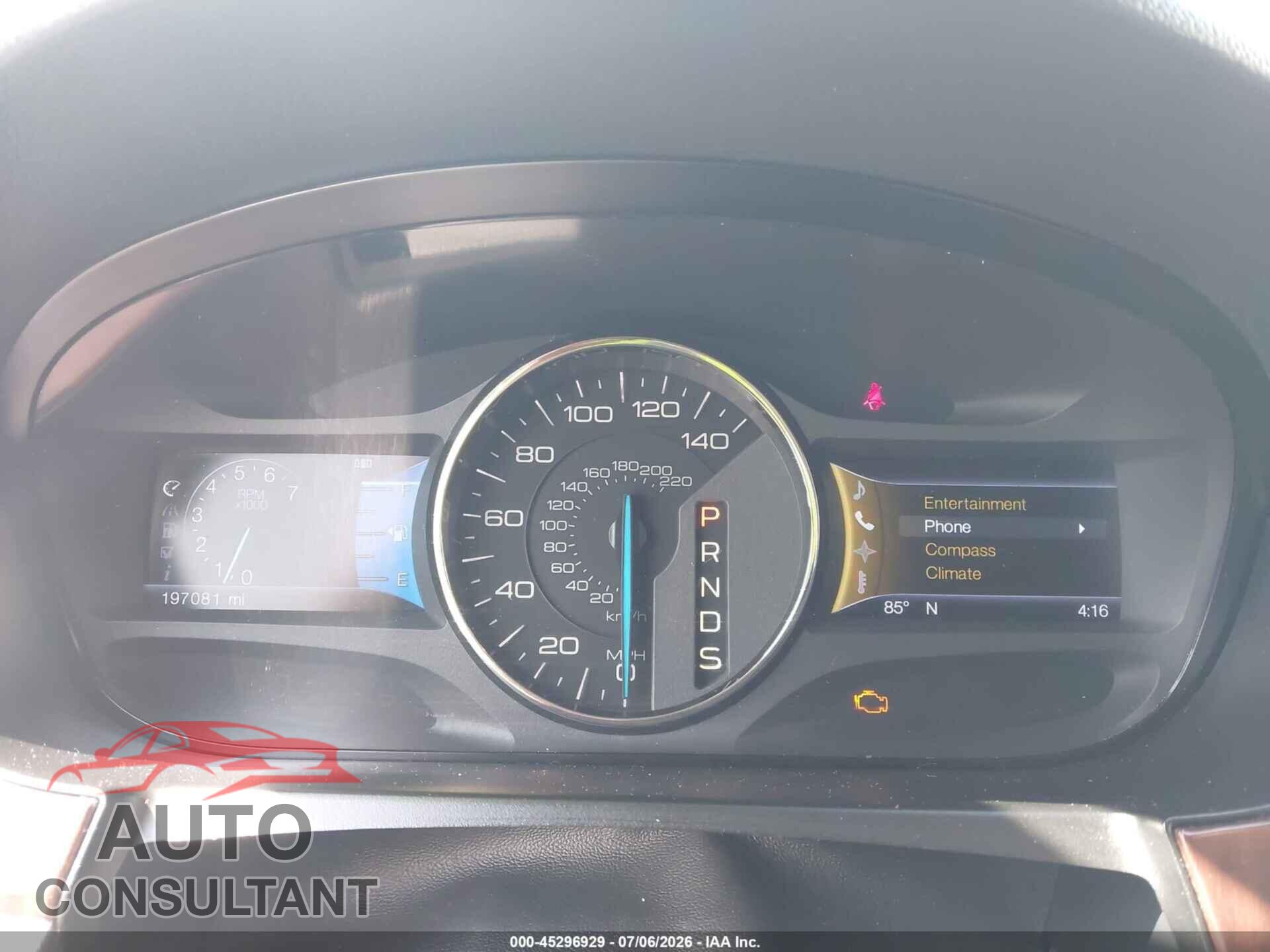FORD EDGE 2013 - 2FMDK3KC2DBA76937