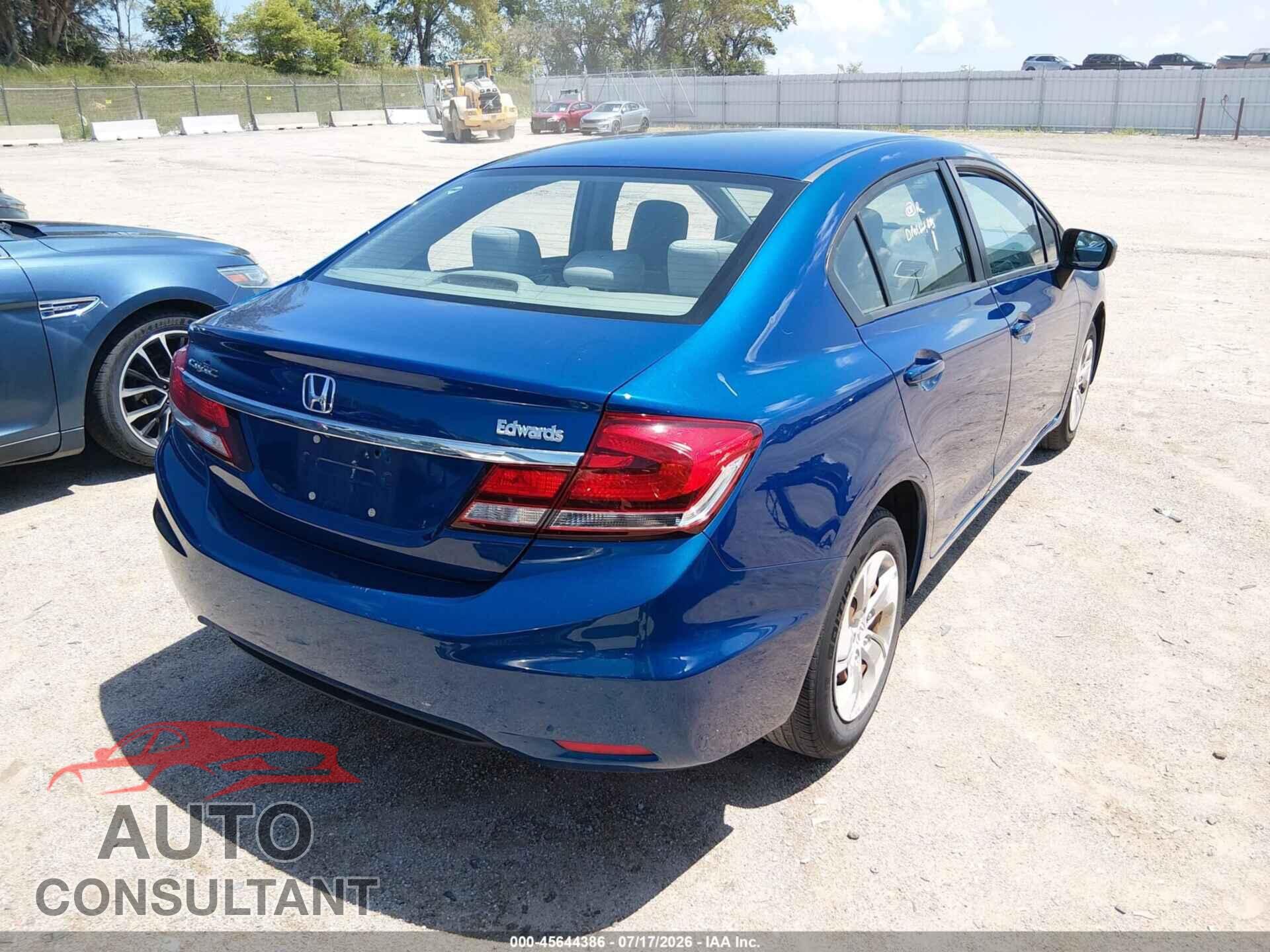 HONDA CIVIC 2014 - 19XFB2F51EE235105