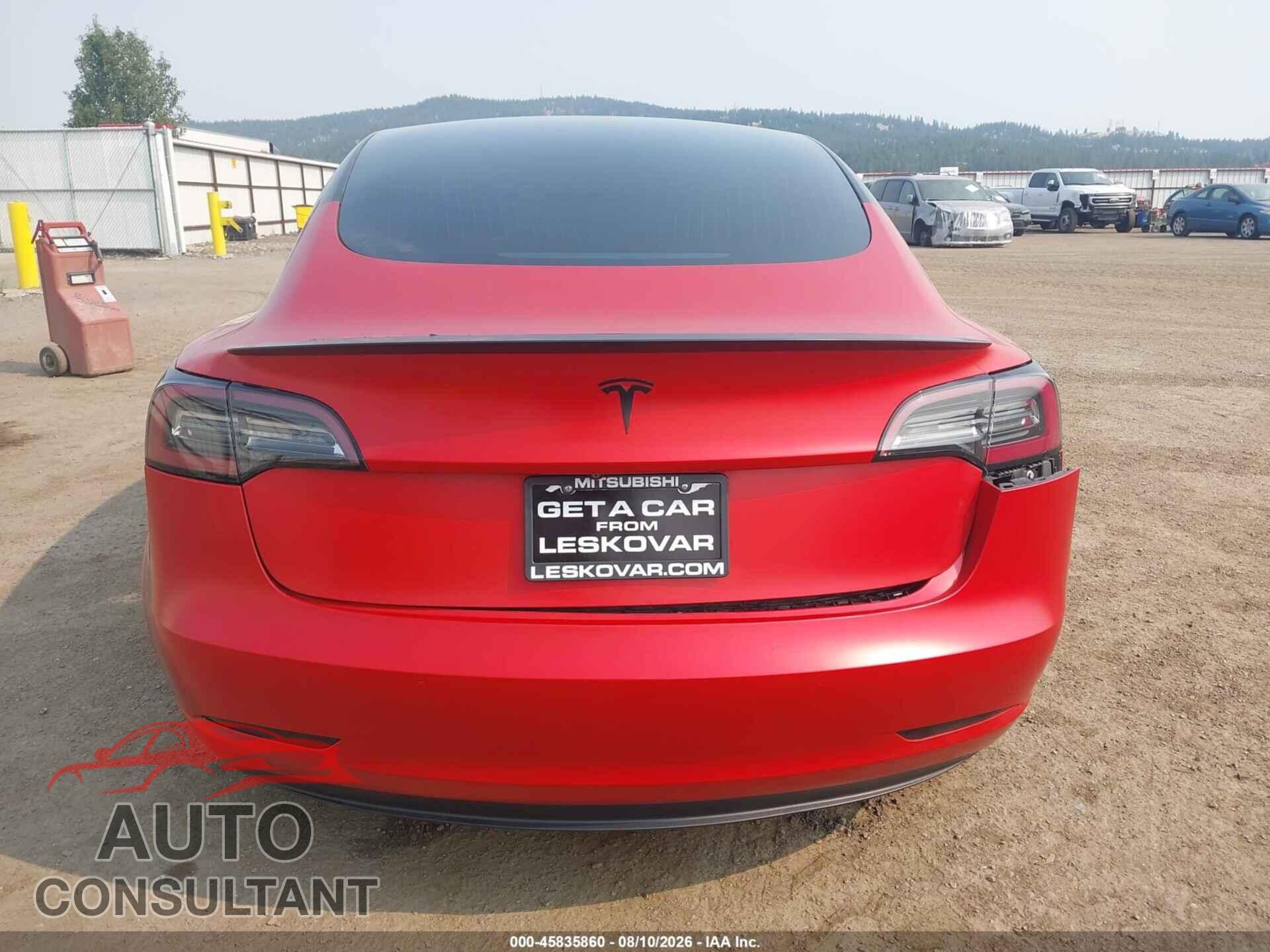 TESLA MODEL 3 2019 - 5YJ3E1EB5KF231530