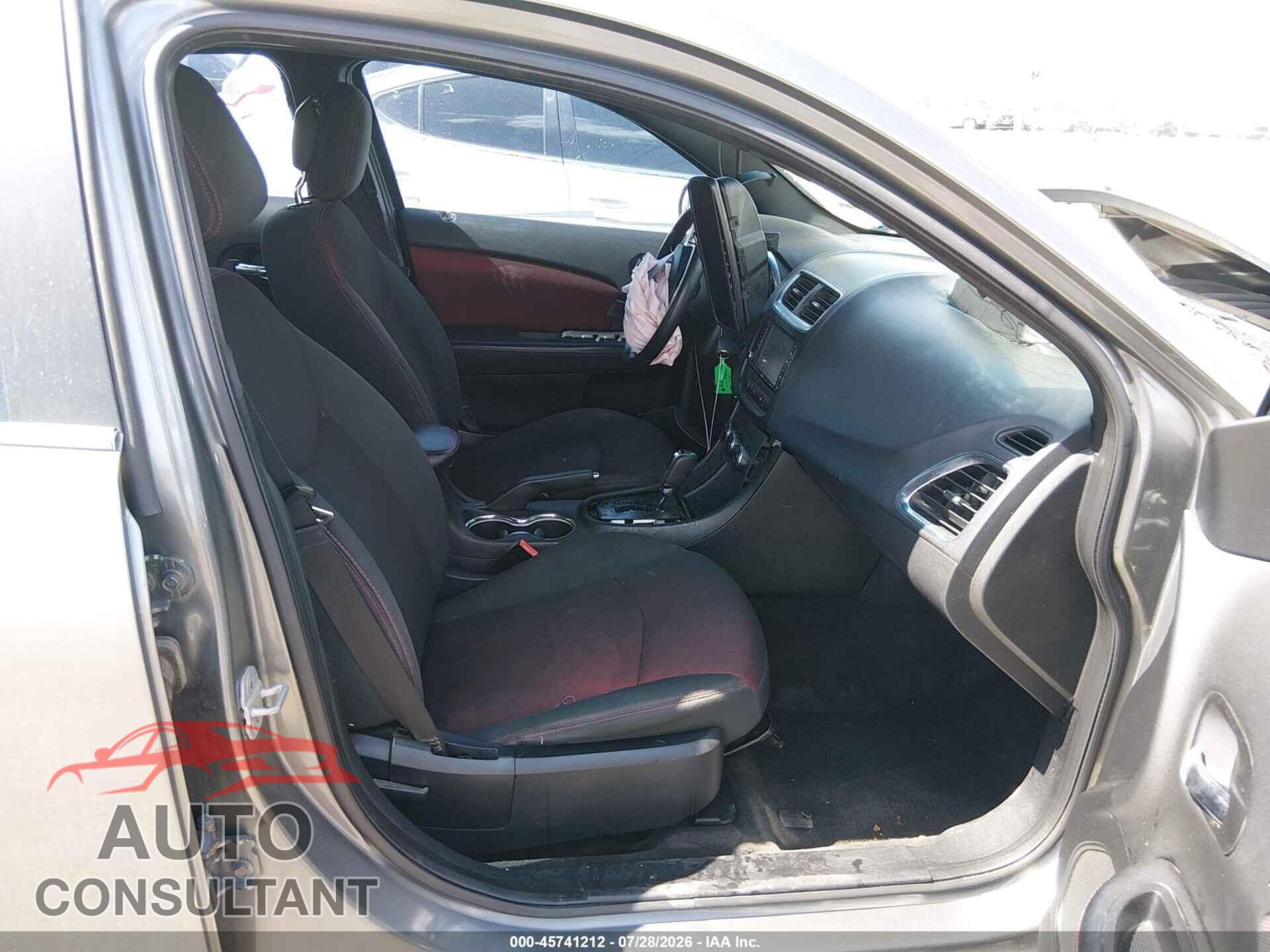 DODGE AVENGER 2012 - 1C3CDZEG1CN112748