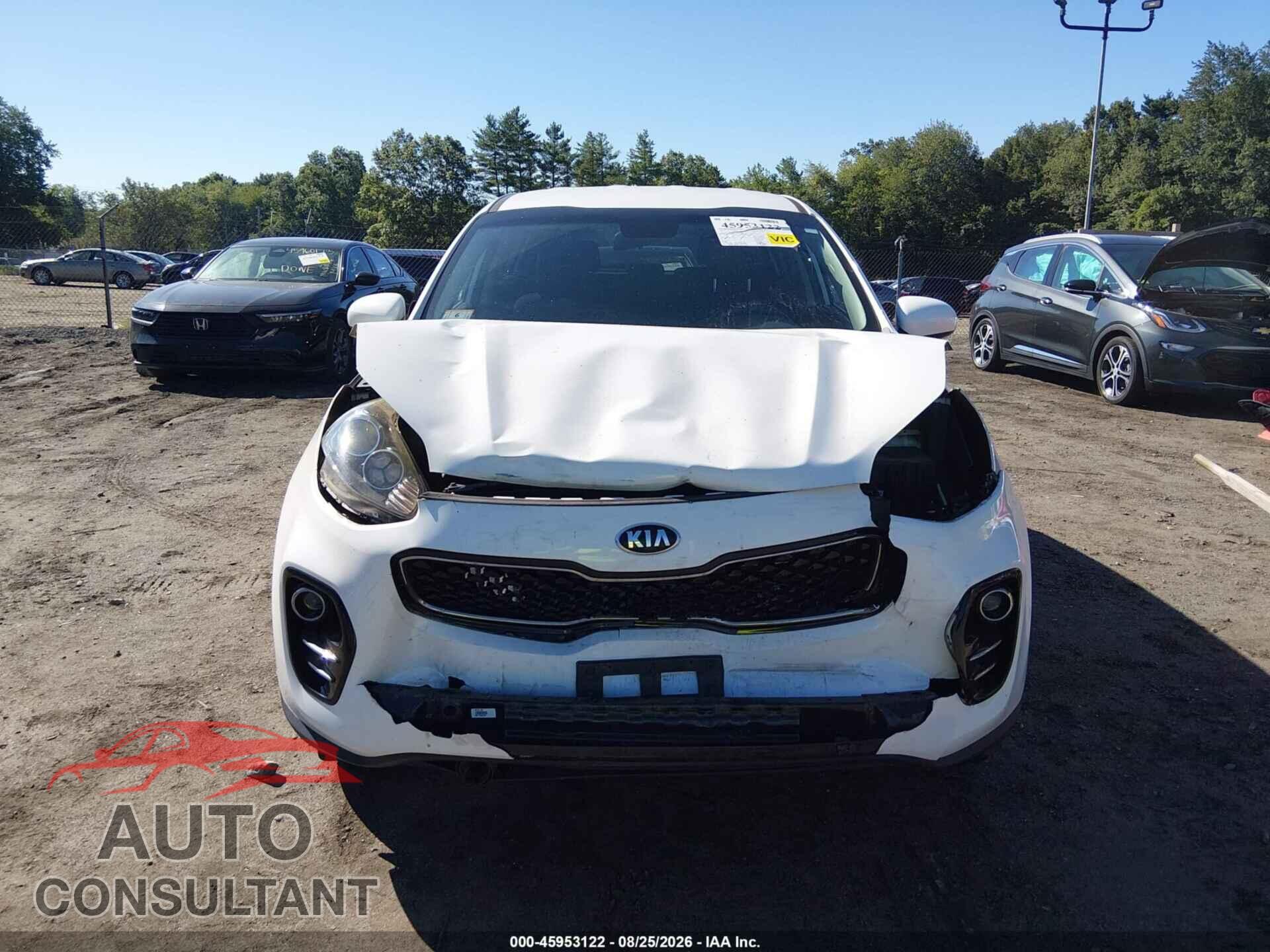 KIA SPORTAGE 2017 - KNDPMCAC5H7247160