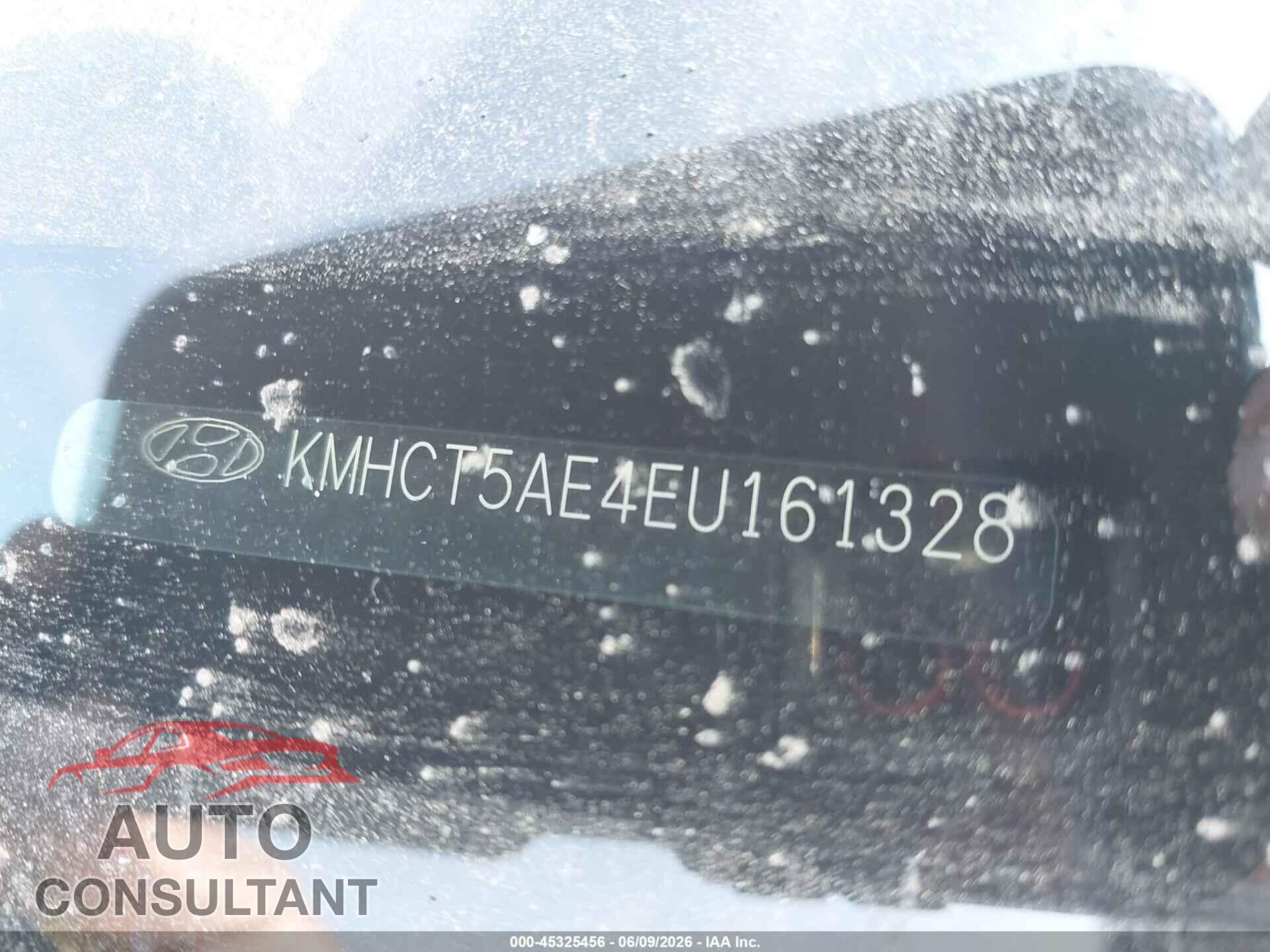 HYUNDAI ACCENT 2014 - KMHCT5AE4EU161328