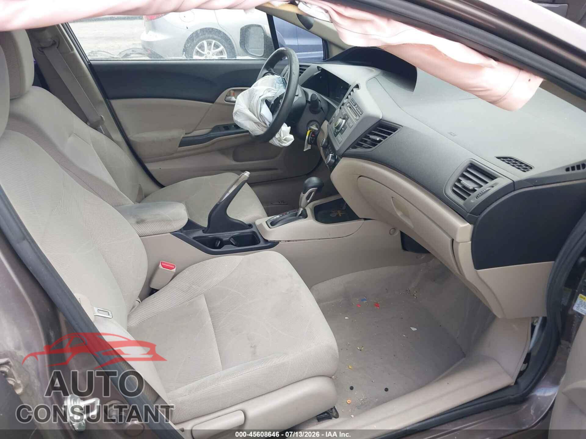 HONDA CIVIC 2012 - 2HGFB2F56CH529263