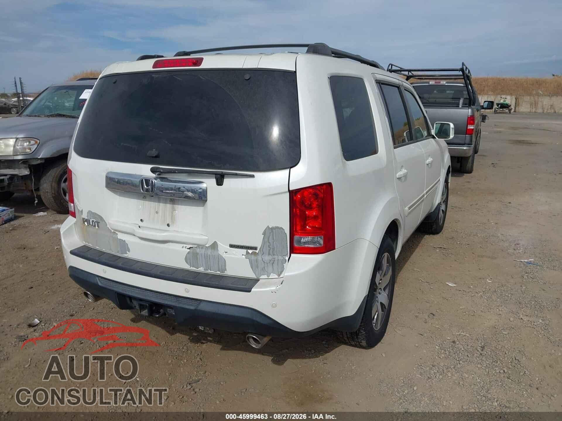 HONDA PILOT 2013 - 5FNYF3H96DB015230