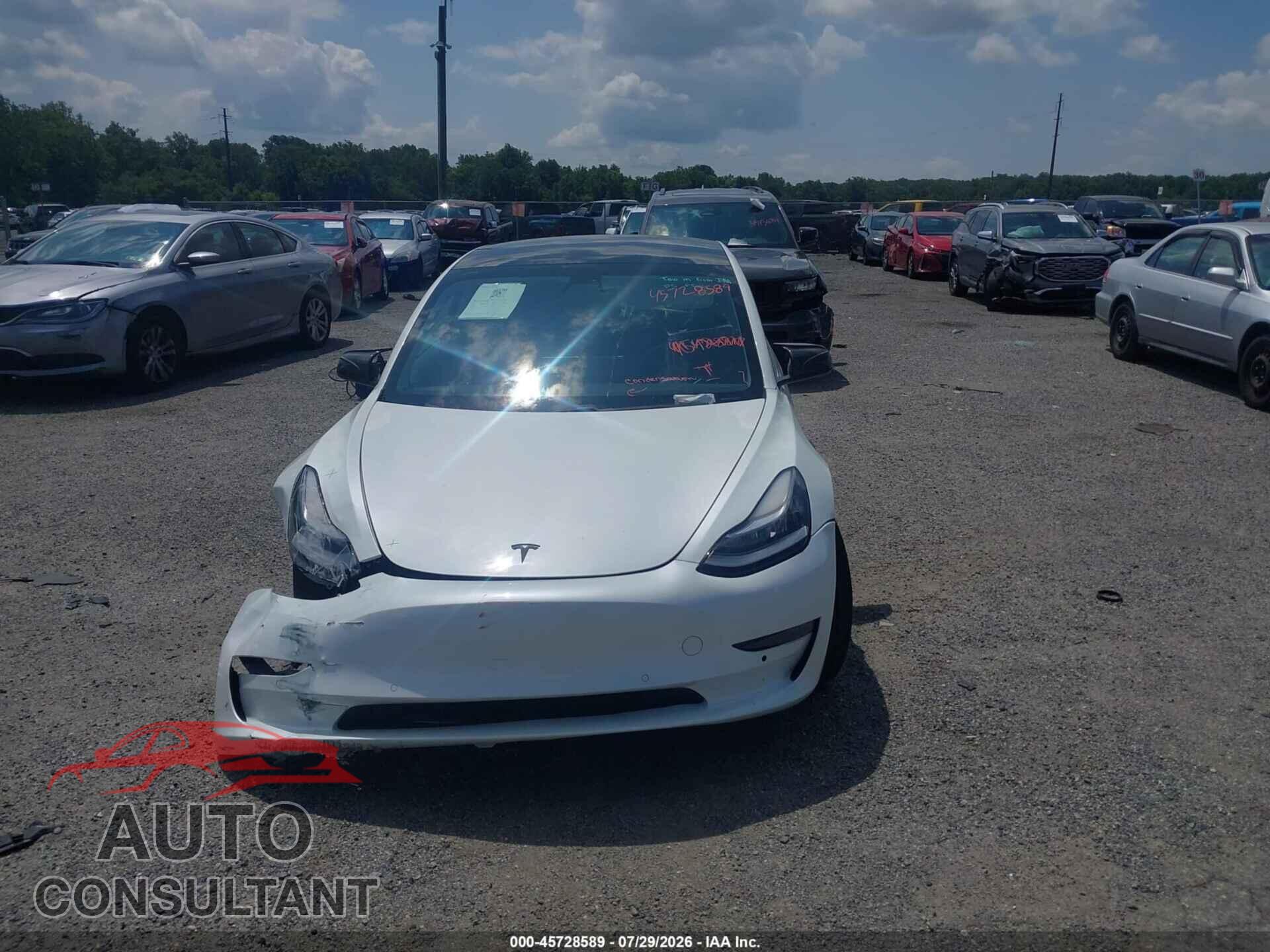 TESLA MODEL 3 2021 - 5YJ3E1EC5MF856294