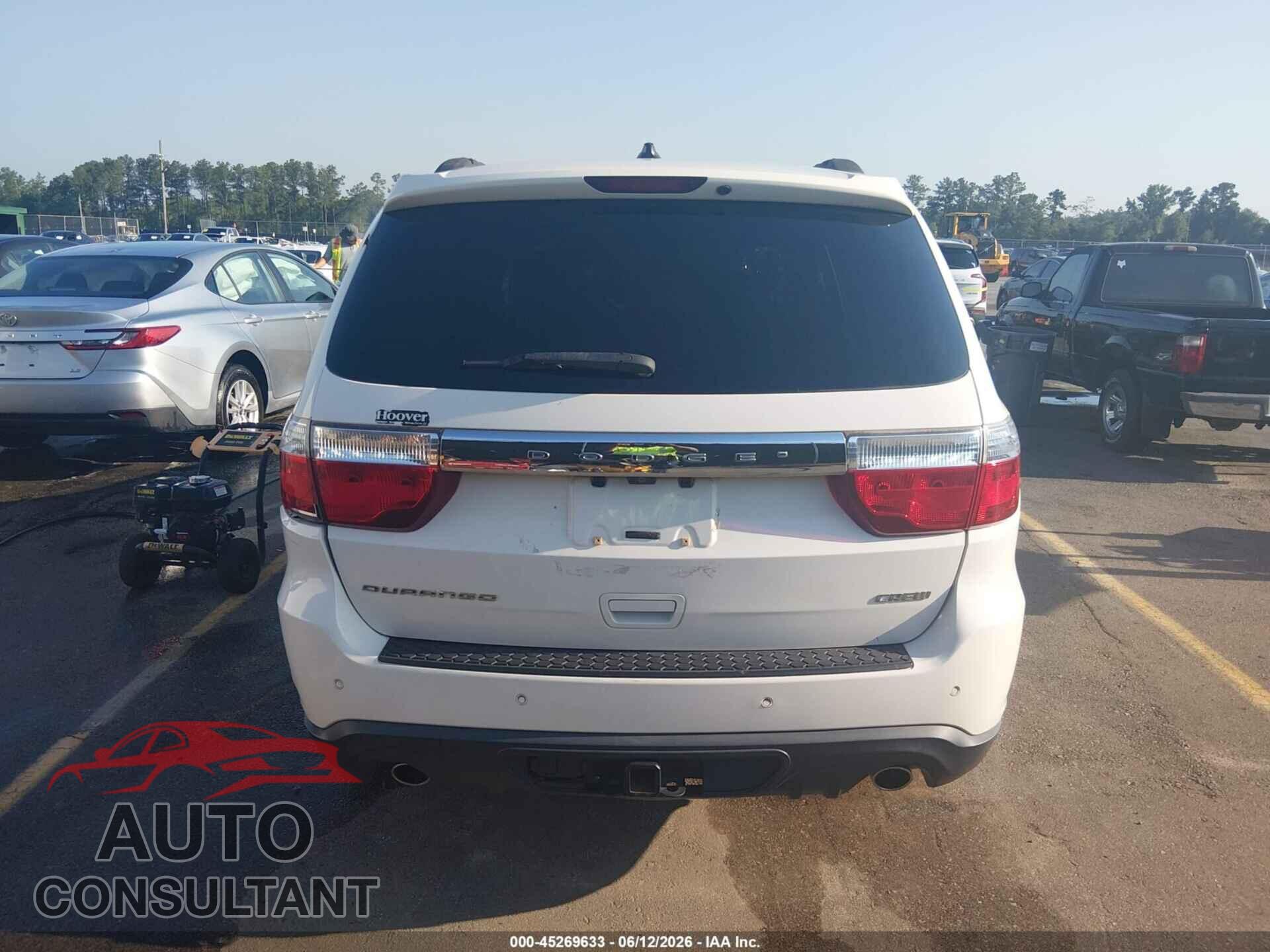 DODGE DURANGO 2012 - 1C4SDHDT1CC204888