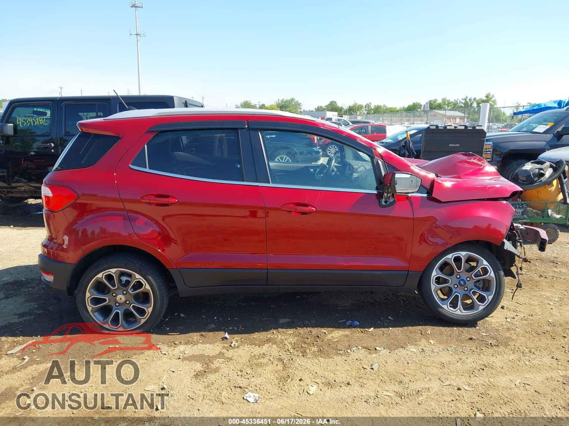 FORD ECOSPORT 2021 - MAJ6S3KL4MC453013