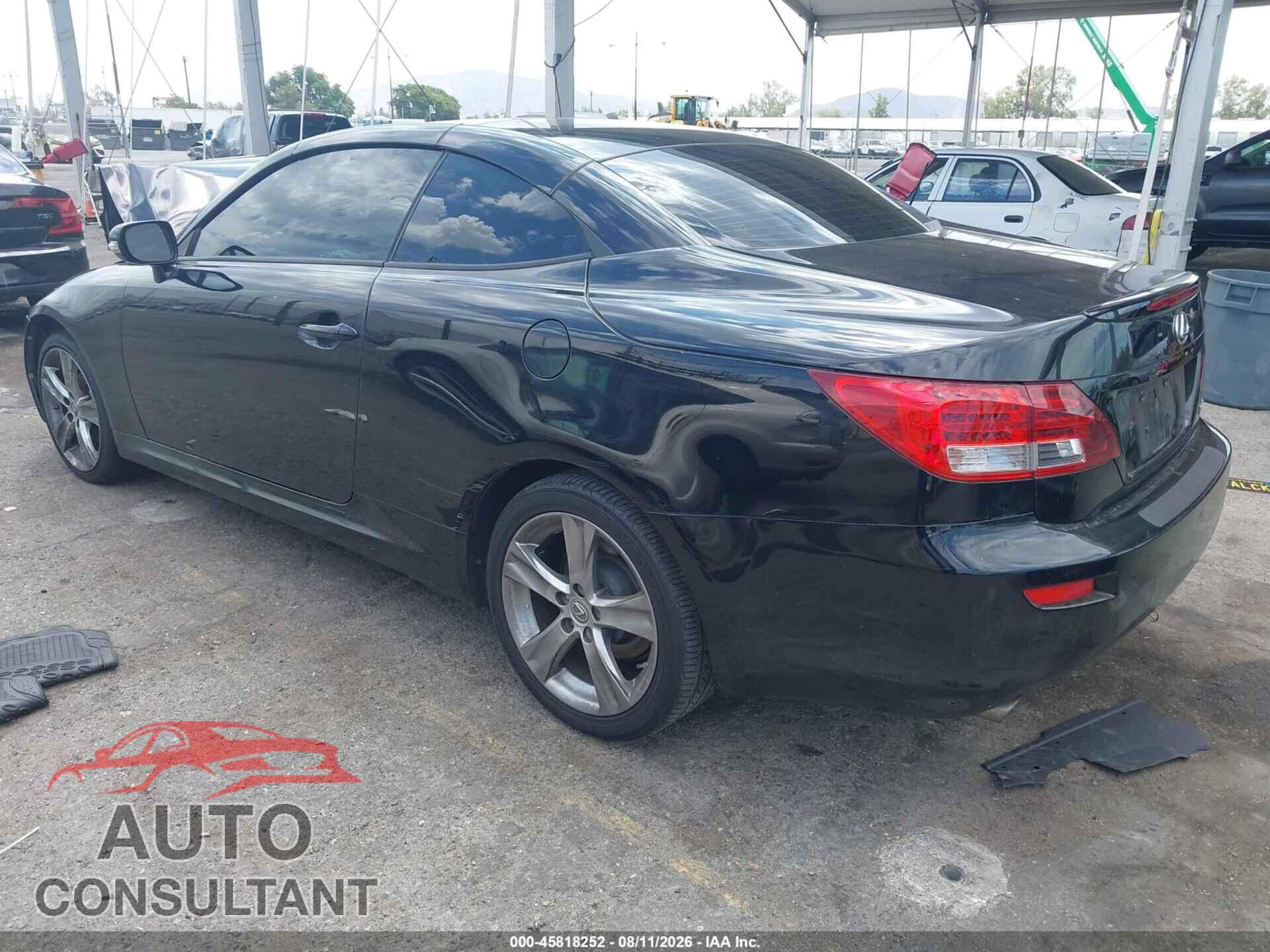 LEXUS IS 250C 2013 - JTHFF2C28D2527570