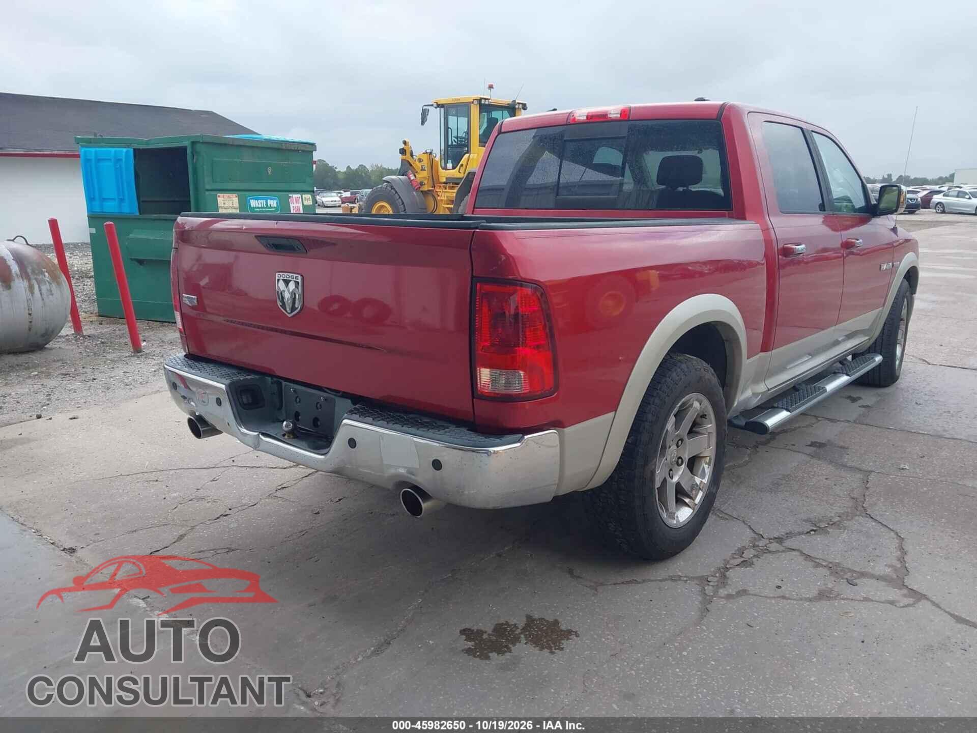 DODGE RAM 1500 2010 - 1D7RB1CT4AS138729