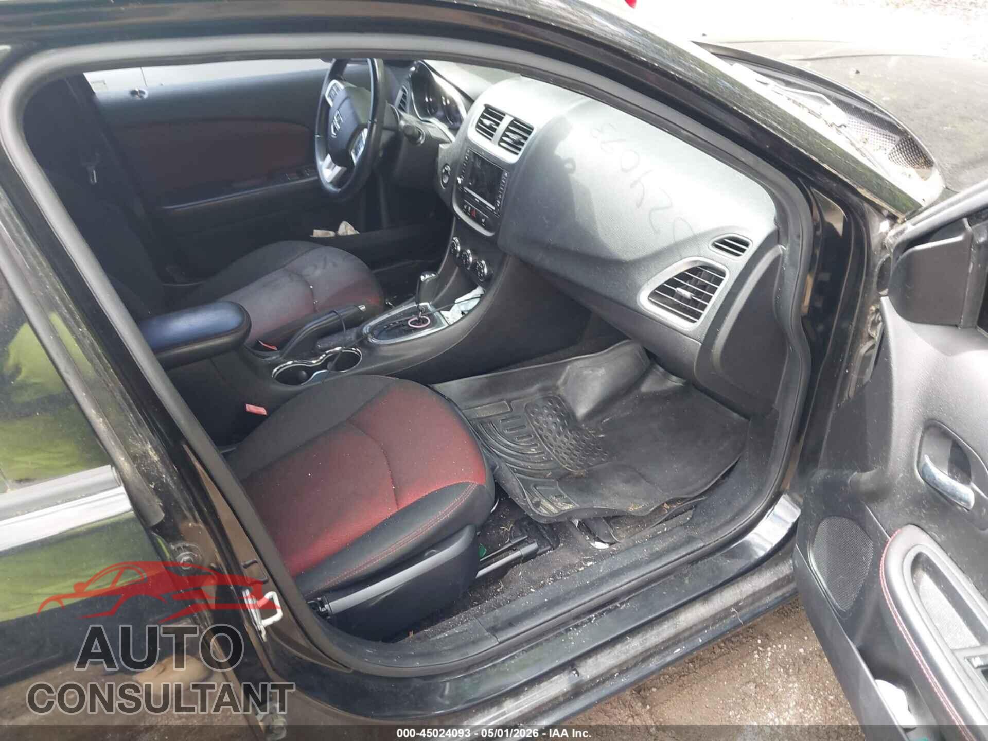 DODGE AVENGER 2012 - 1C3CDZEG2CN314675