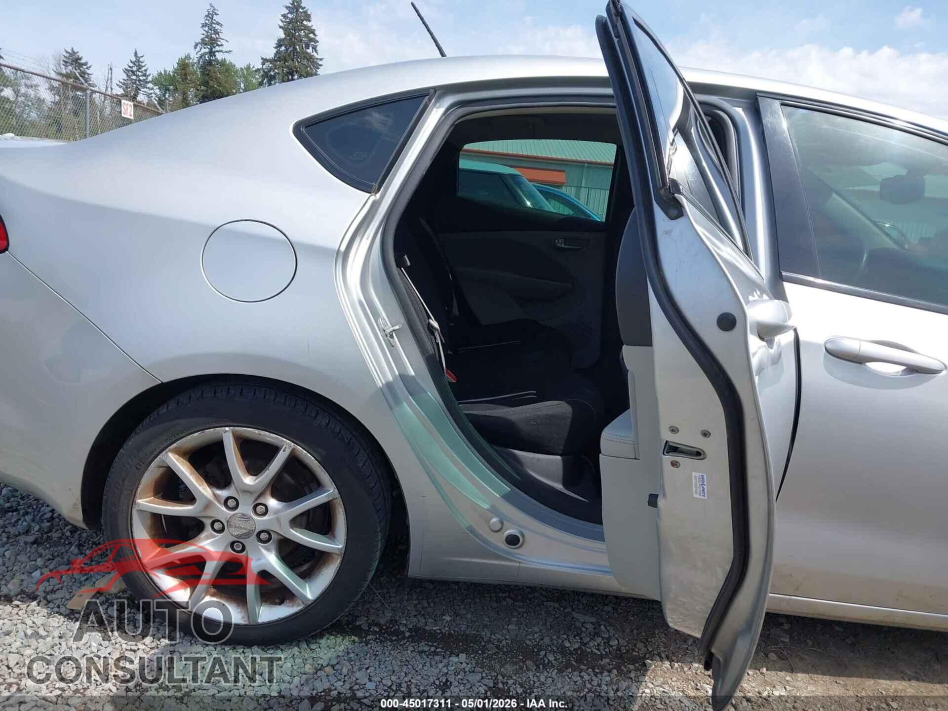 DODGE DART 2013 - 1C3CDFBA6DD345434