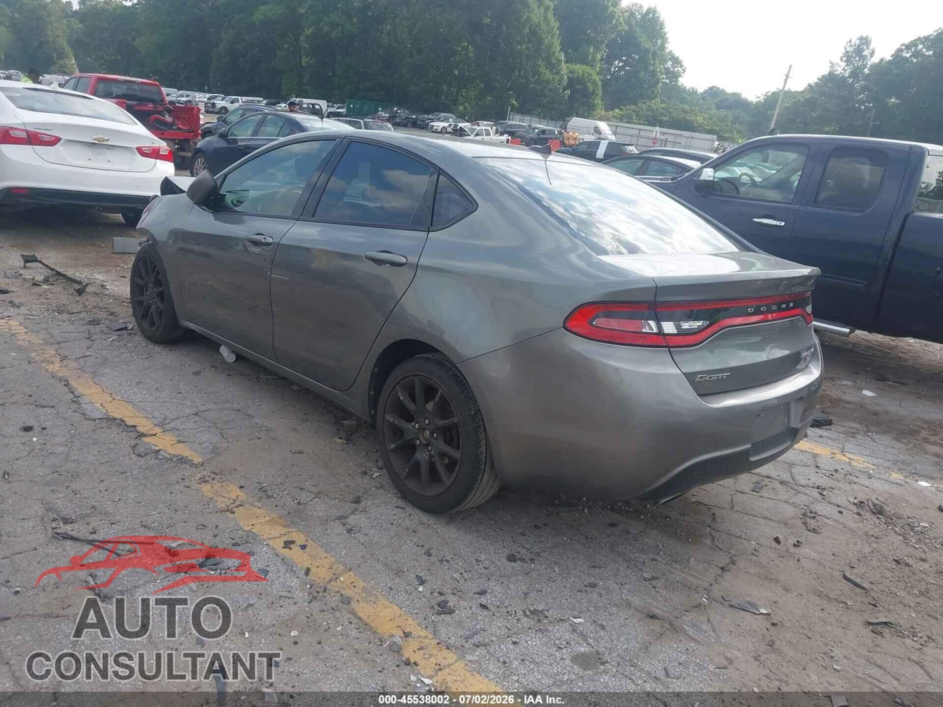 DODGE DART 2013 - 1C3CDFBA2DD122954