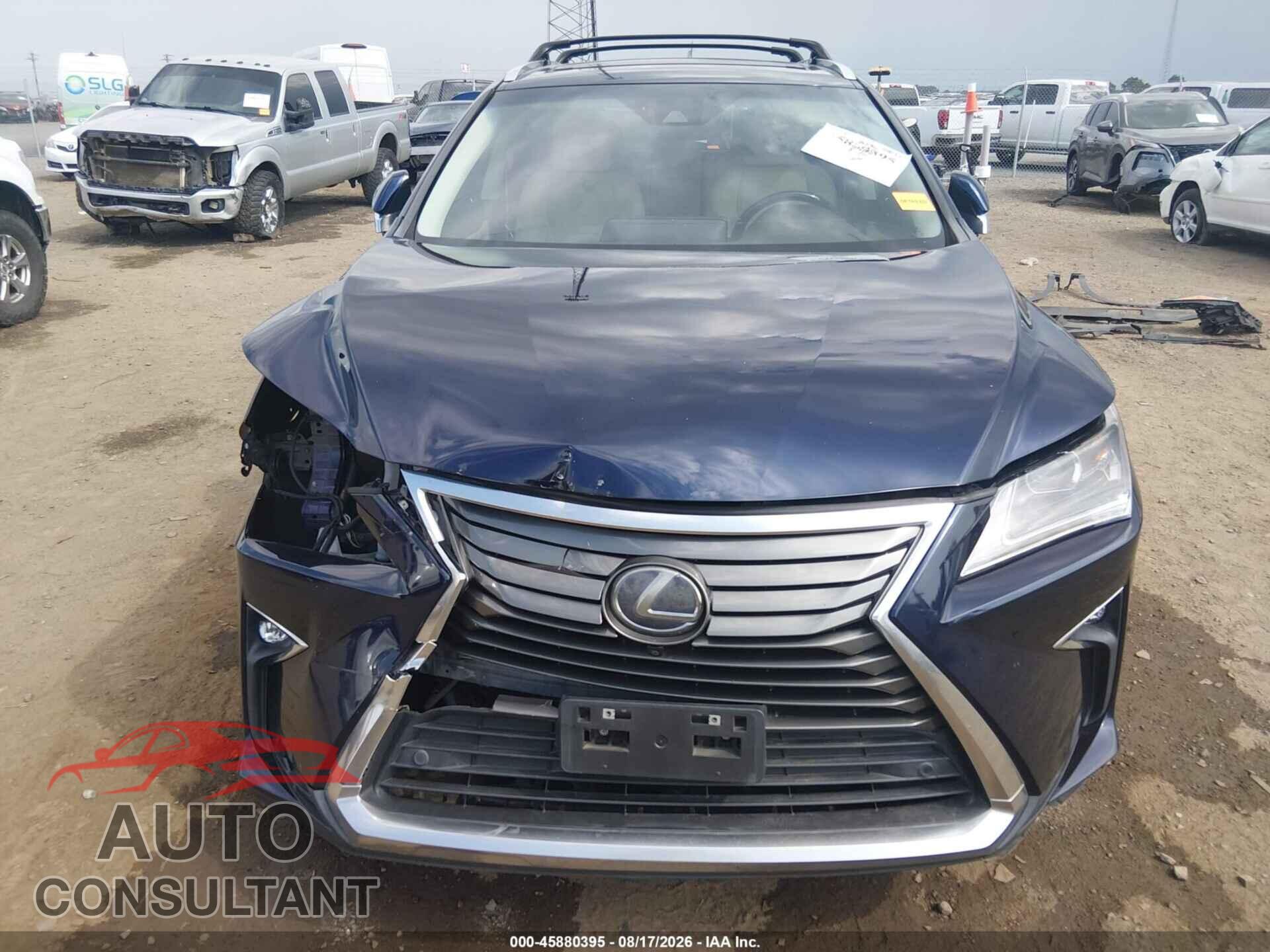 LEXUS RX 450H 2017 - 2T2BGMCA7HC017018