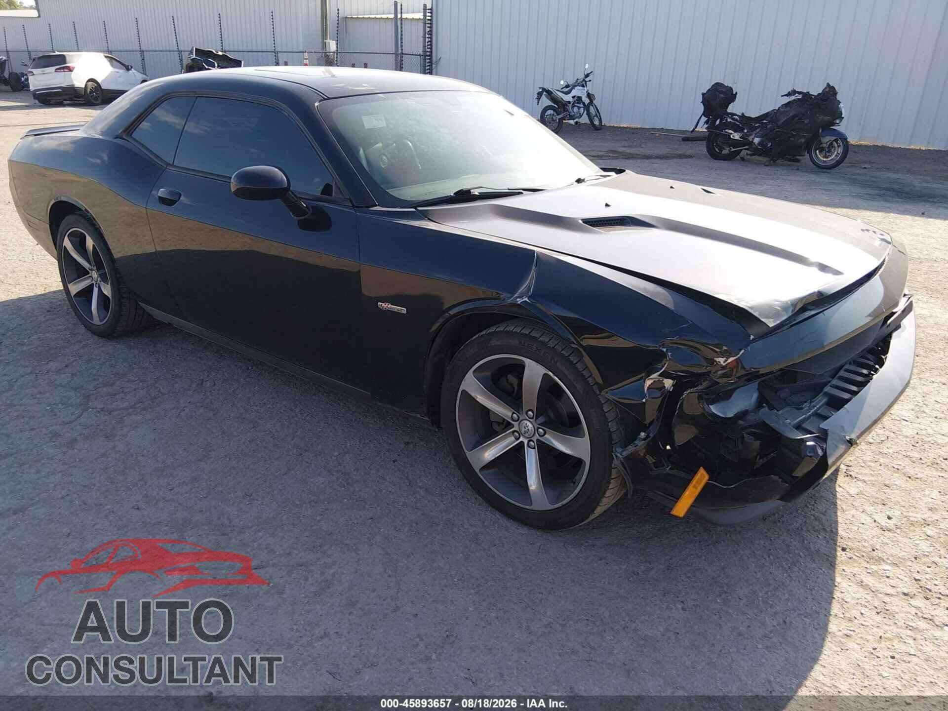 DODGE CHALLENGER 2014 - 2C3CDYAG7EH218309