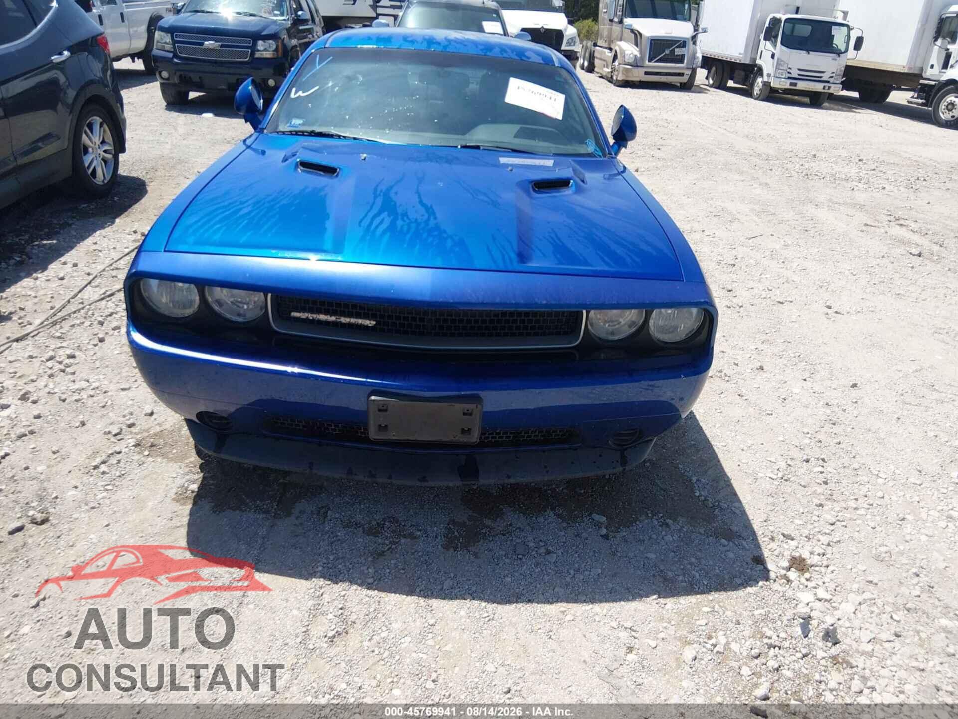 DODGE CHALLENGER 2012 - 2C3CDYAG8CH280914