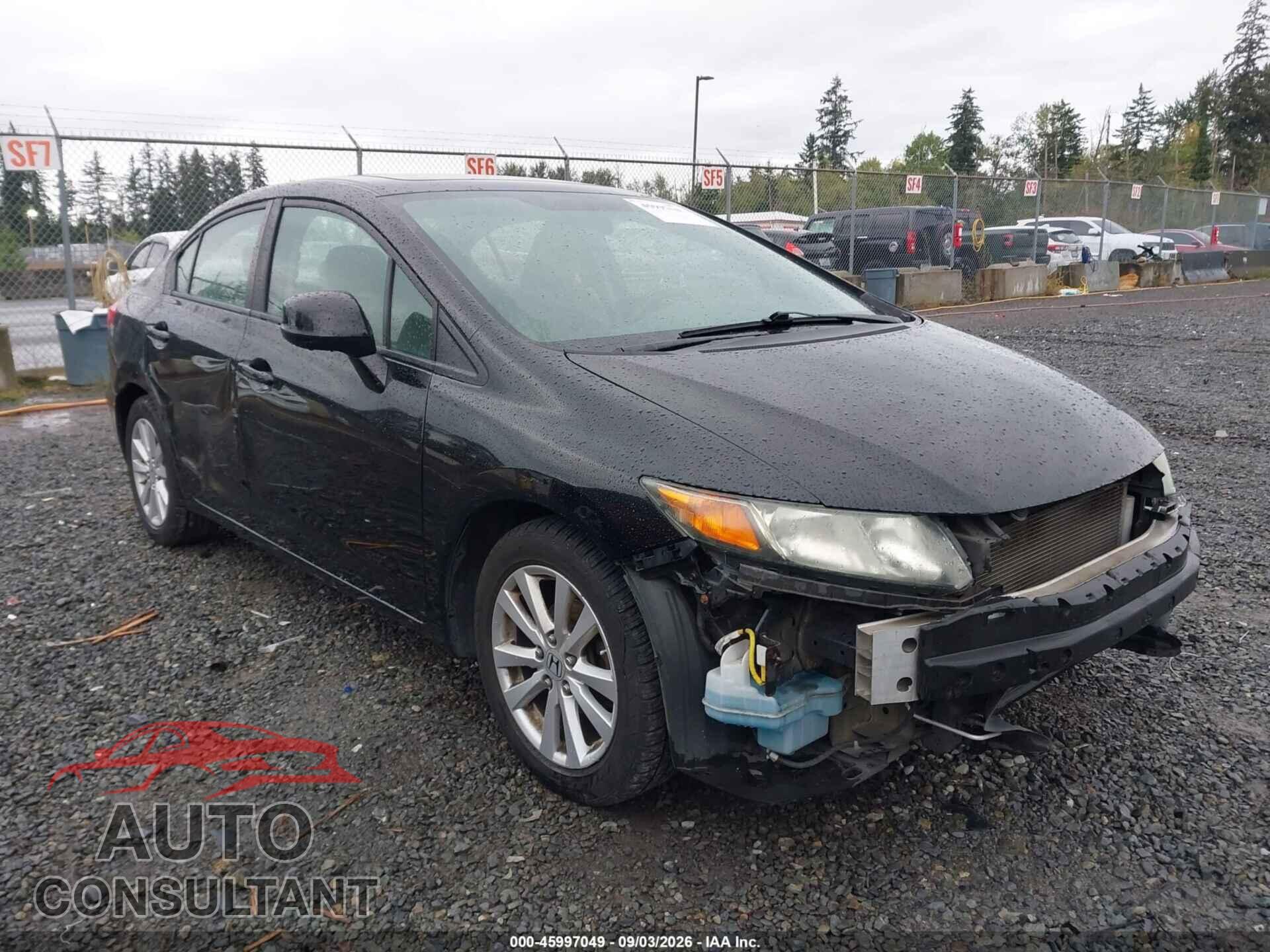 HONDA CIVIC 2012 - 19XFB2F83CE035897
