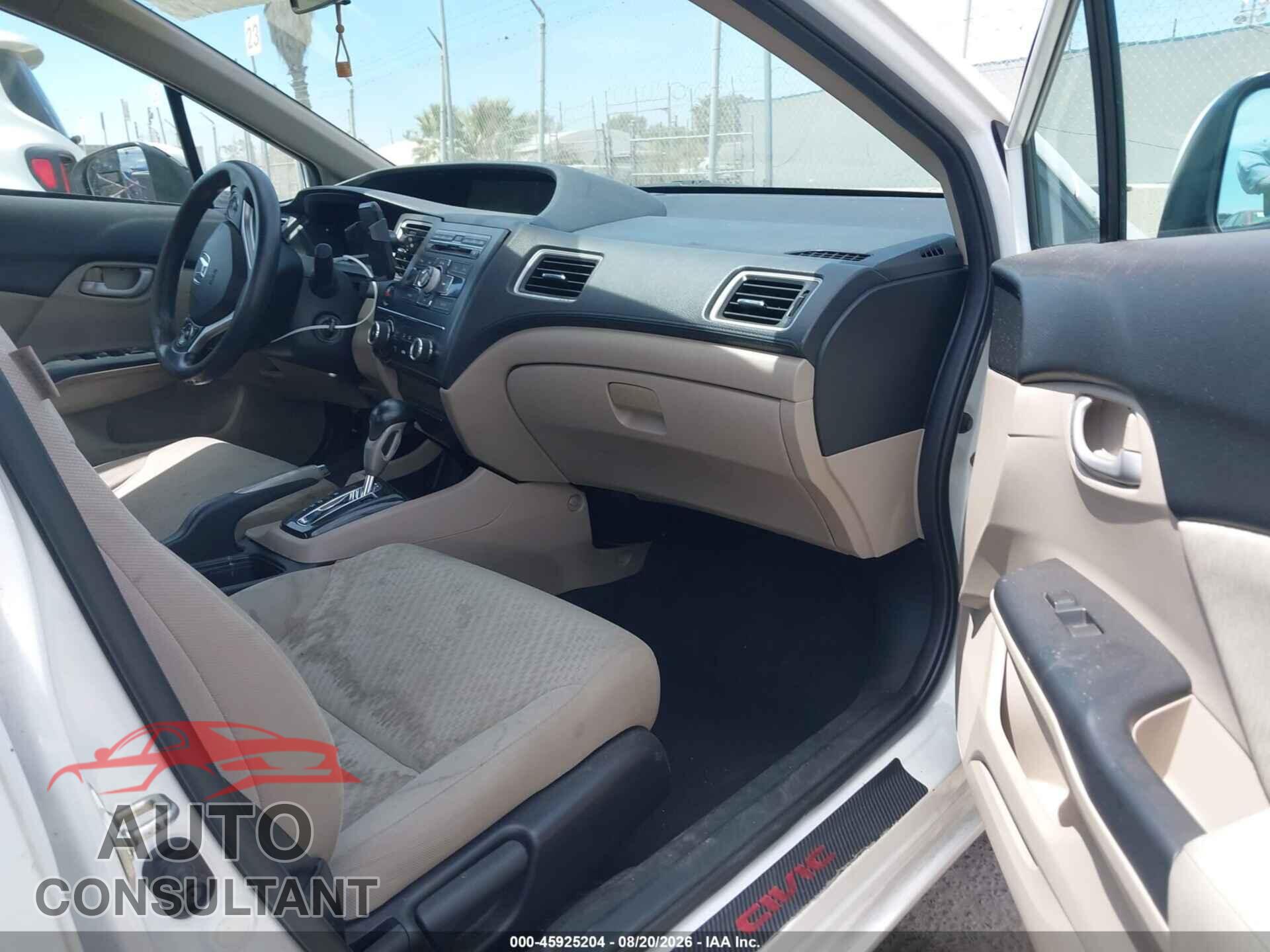 HONDA CIVIC 2014 - 19XFB2F53EE244887