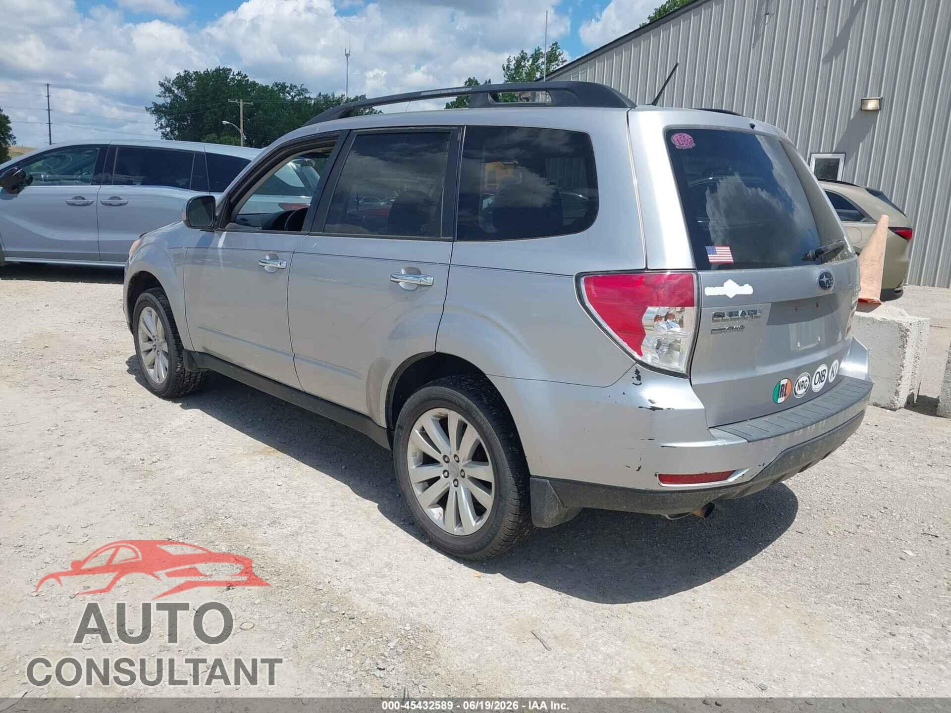 SUBARU FORESTER 2012 - JF2SHBCC4CH454097