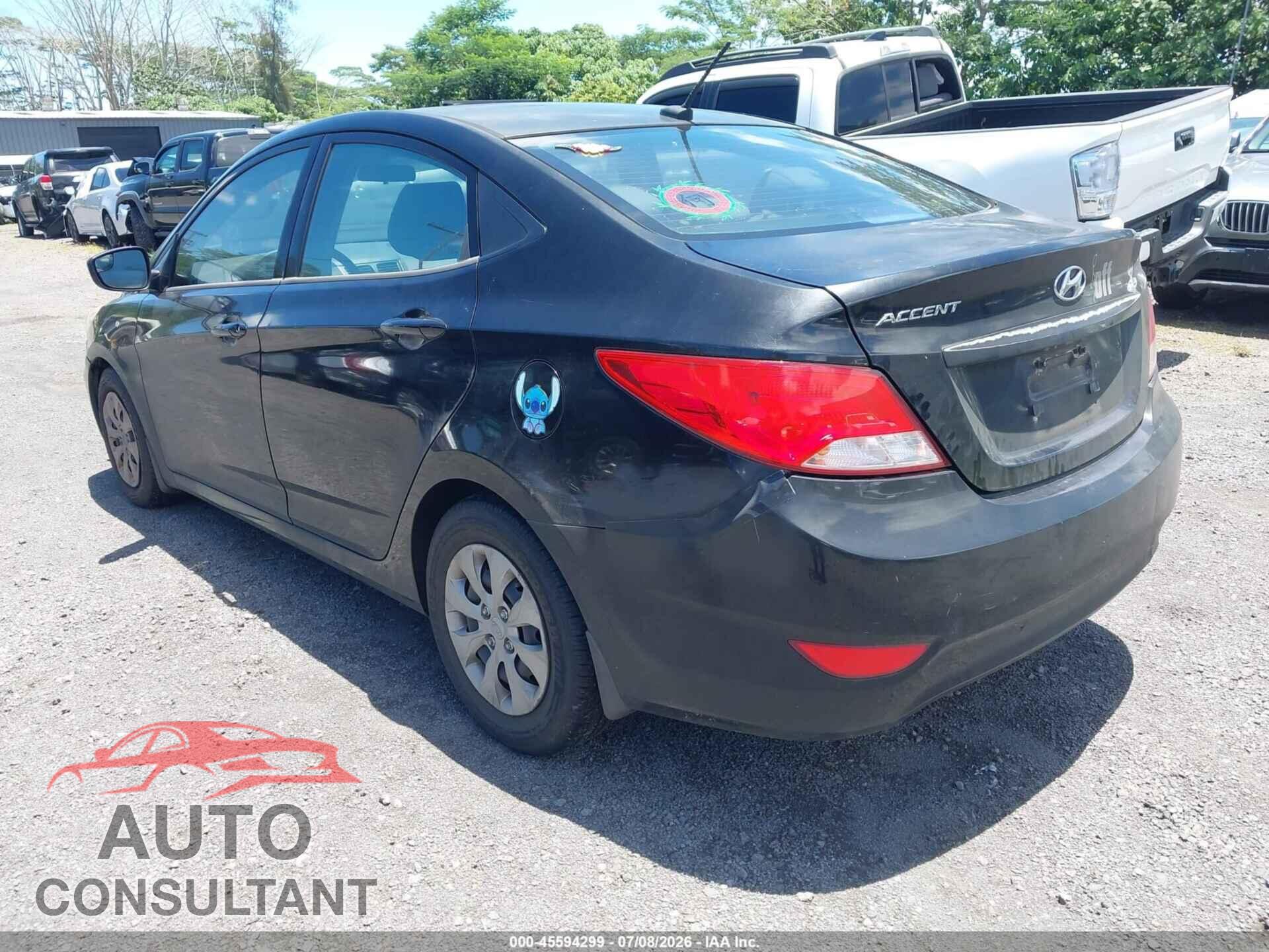 HYUNDAI ACCENT 2015 - KMHCT4AE8FU873370