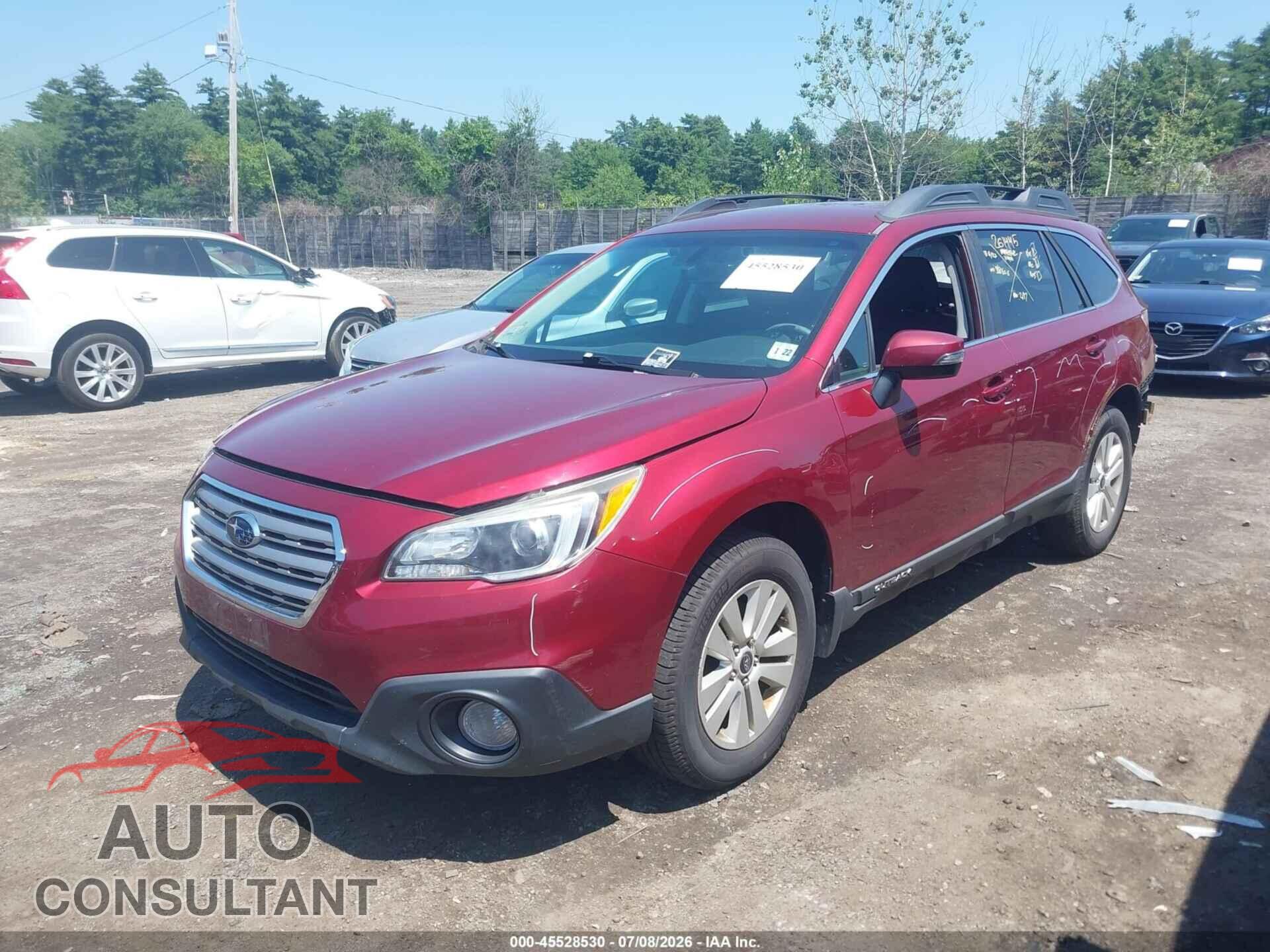 SUBARU OUTBACK 2017 - 4S4BSAFC6H3349731