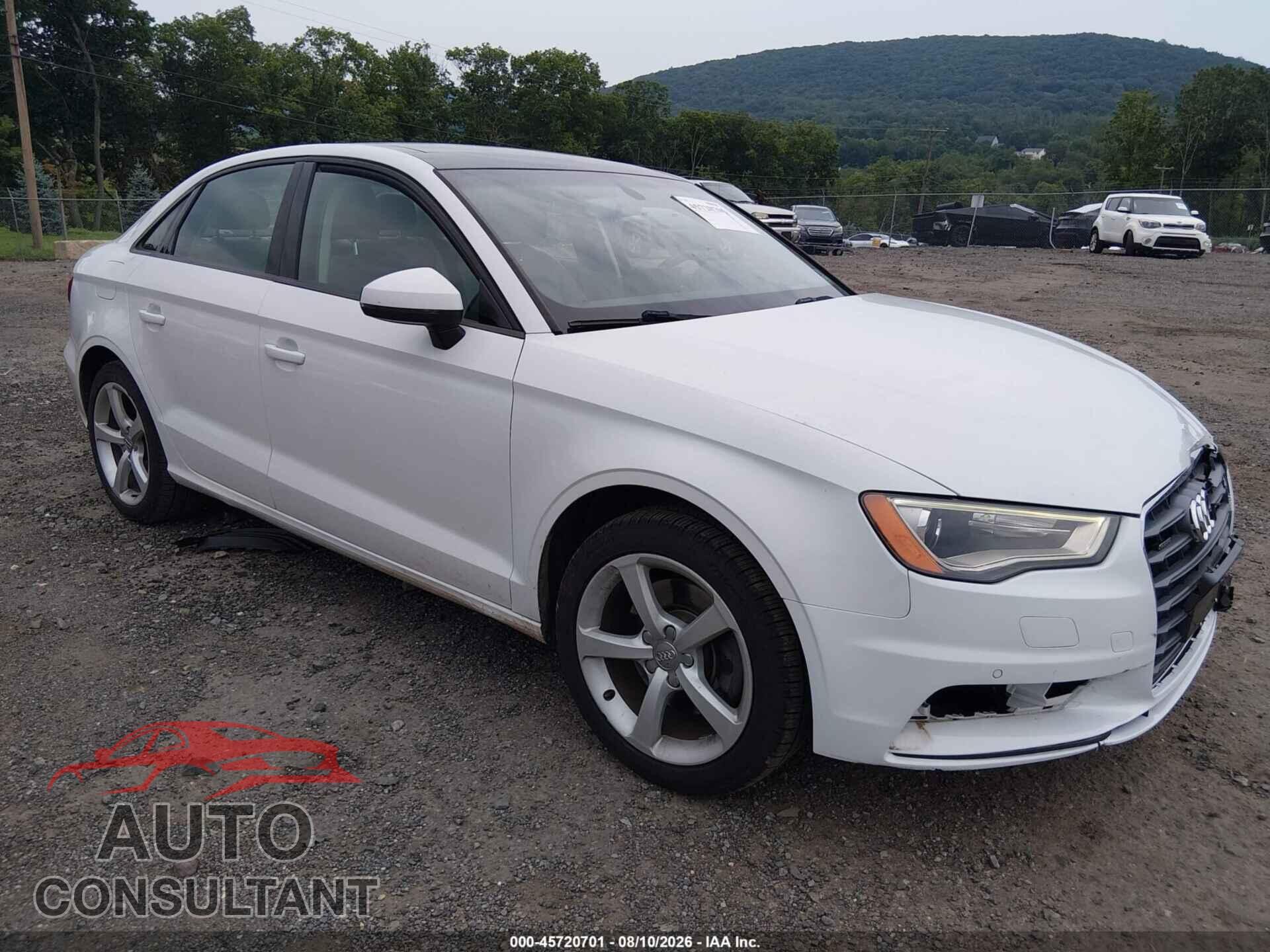 AUDI A3 2016 - WAUB8GFF5G1047564