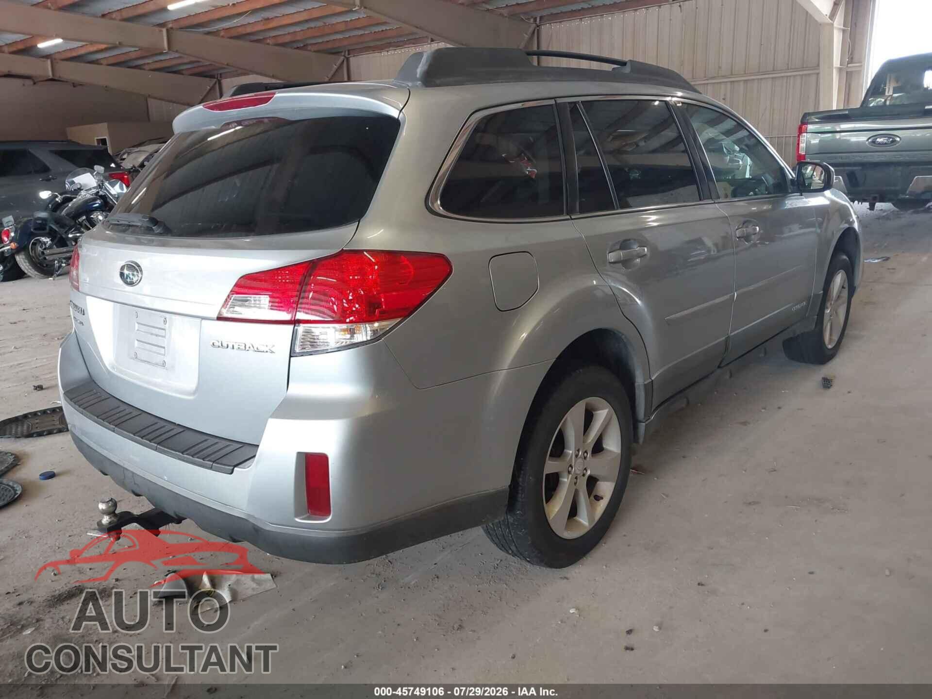 SUBARU OUTBACK 2013 - 4S4BRCBC5D3269232